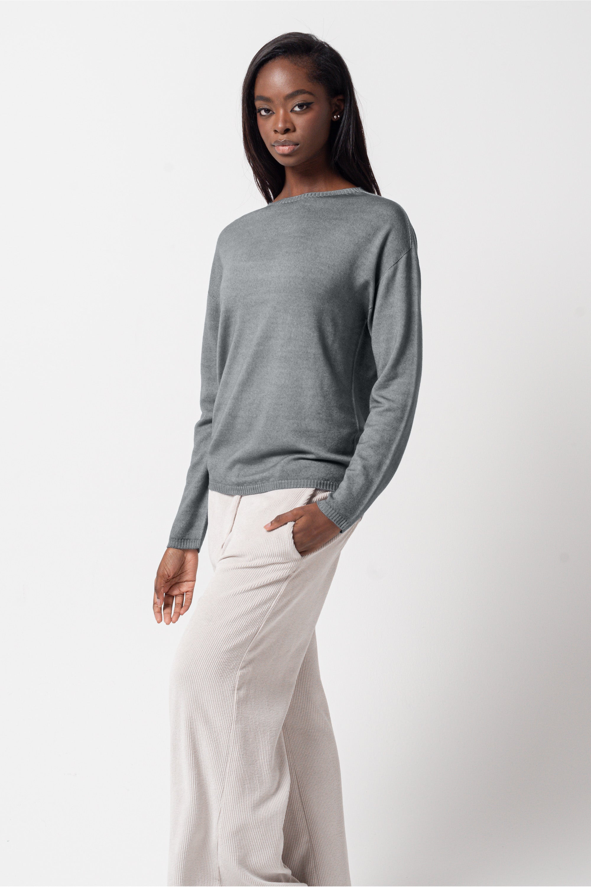 Reay Comfy Sweater - Granite