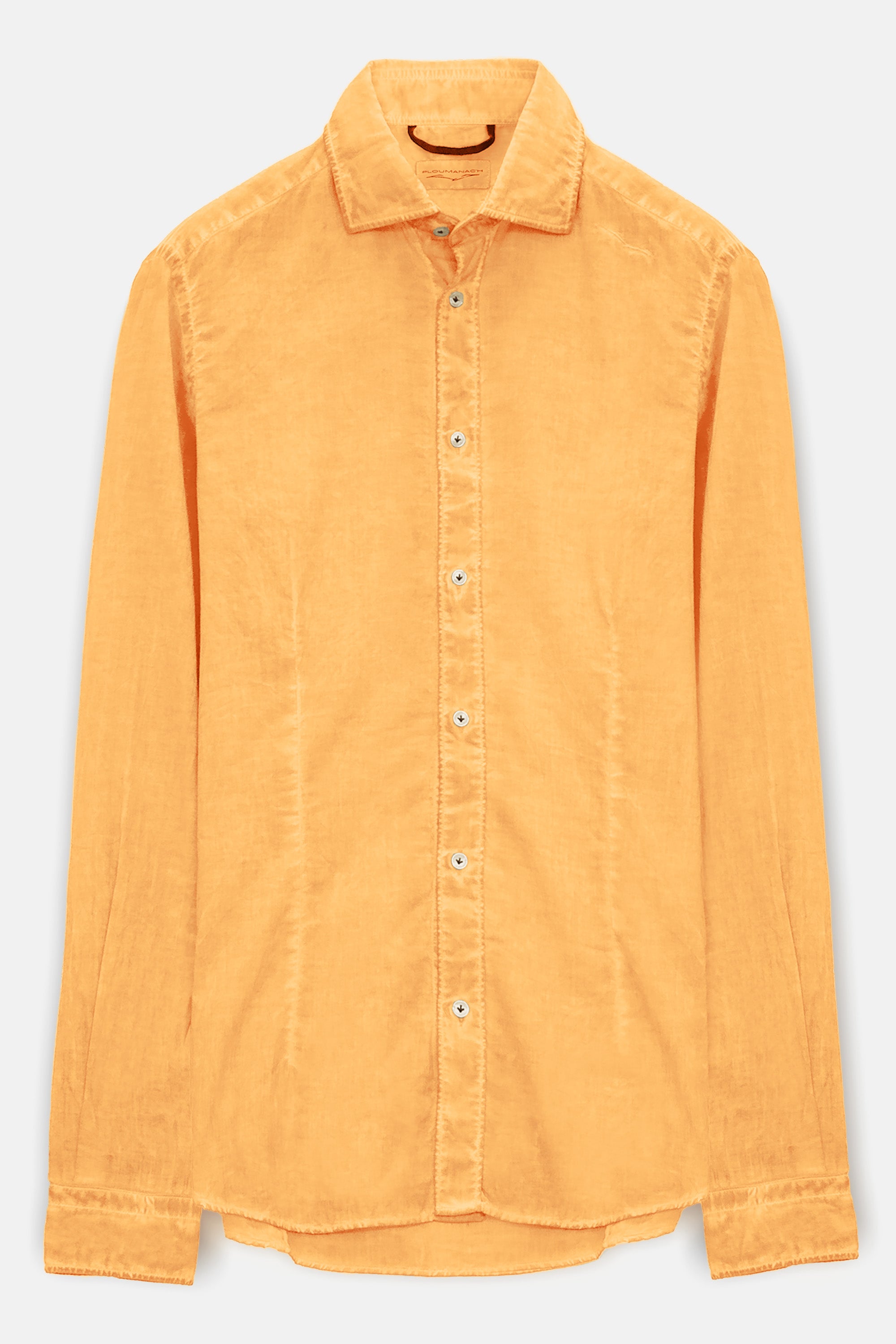 Slim Fit Voile Shirt - Apricot