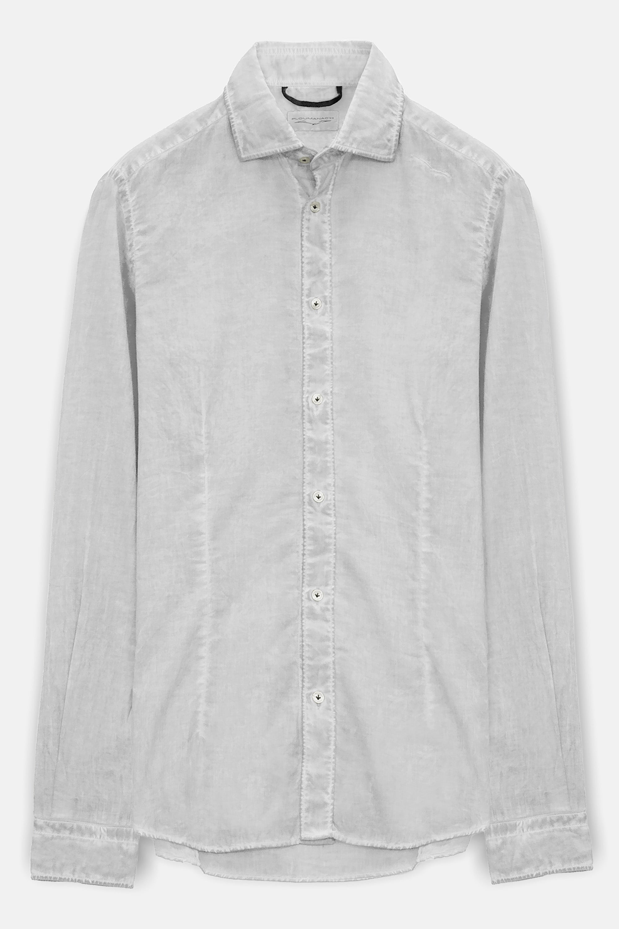 Slim Fit Voile Shirt - Marmo