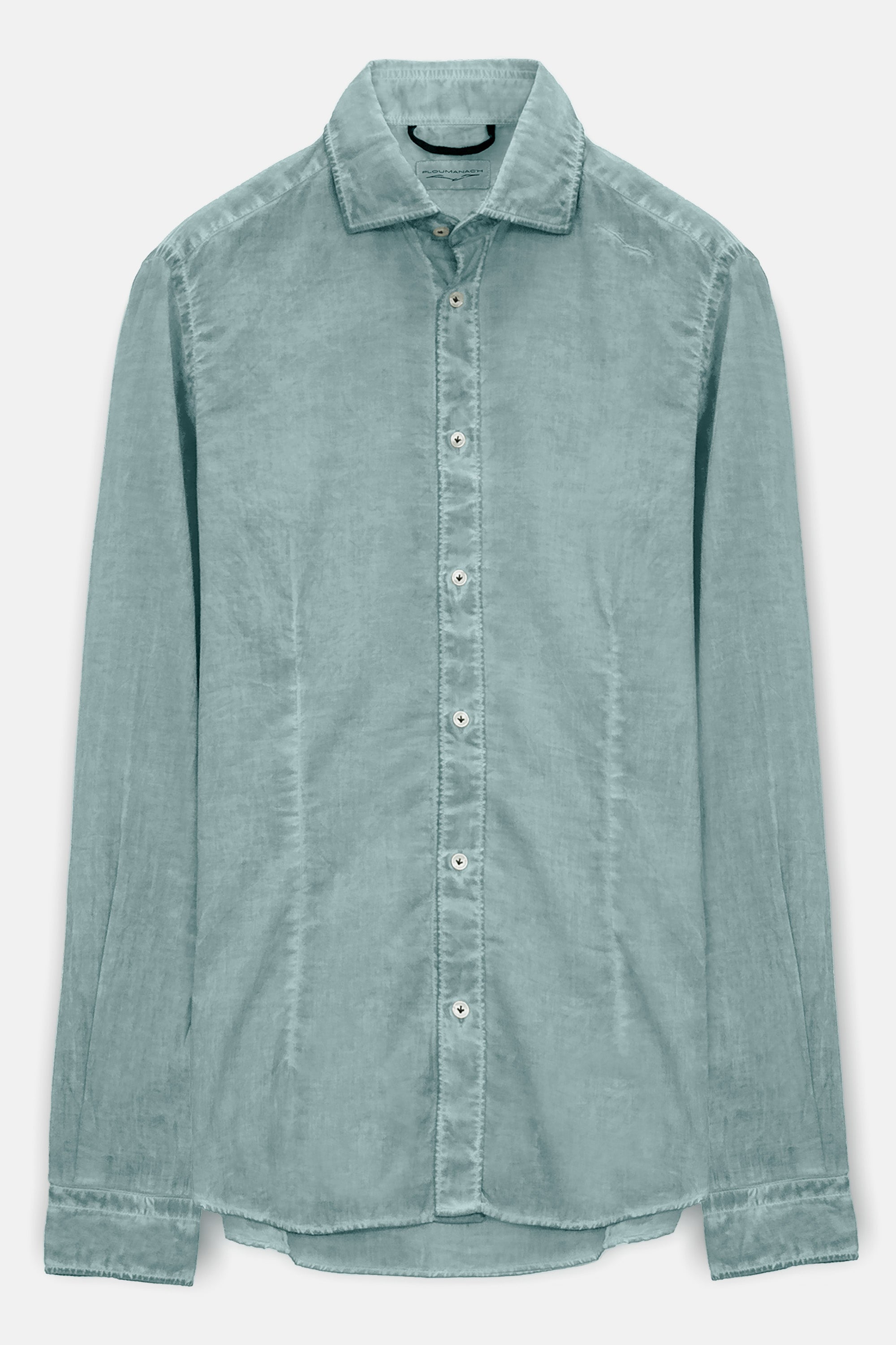 Slim Fit Voile Shirt - Shark
