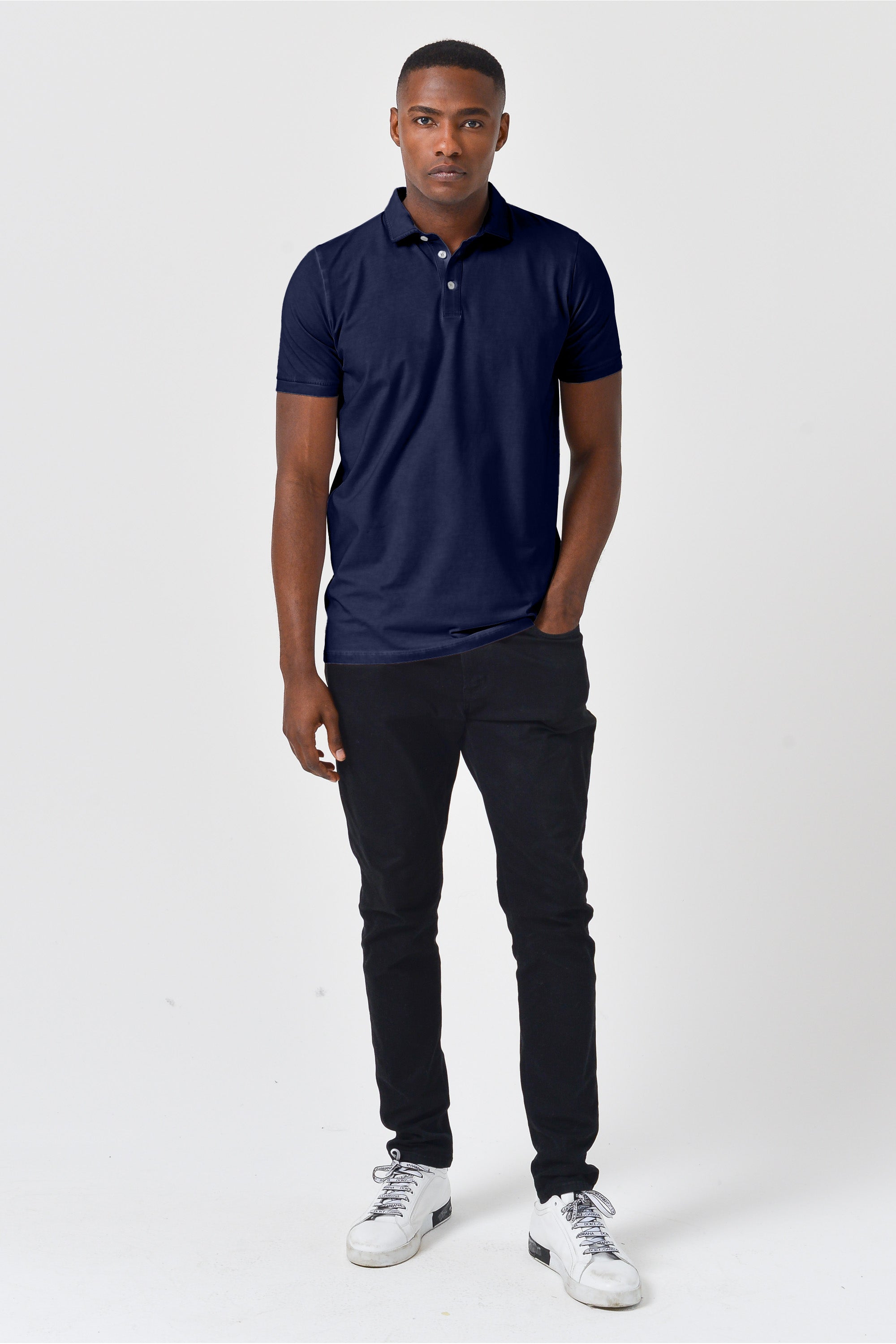 Performance Polo in Navy