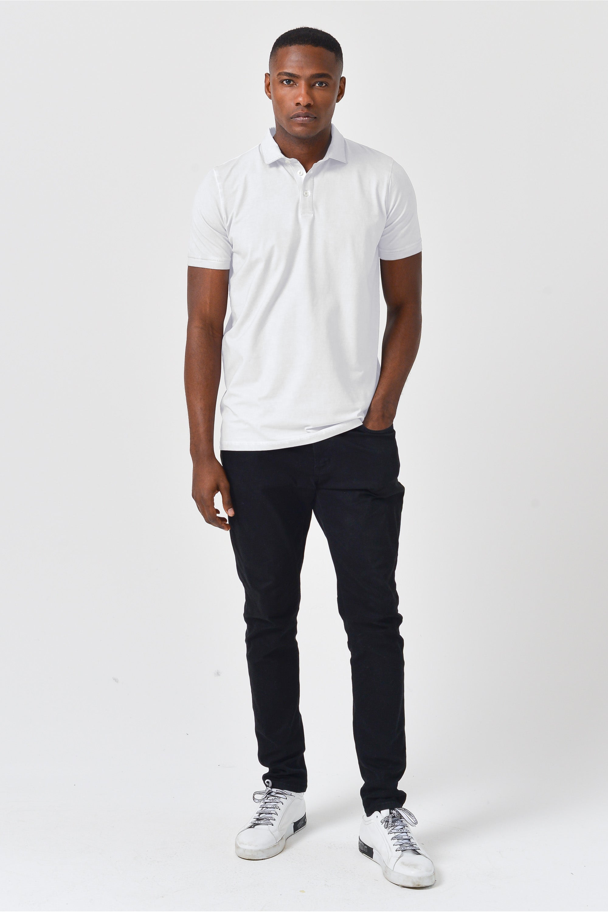 Performance Polo in White