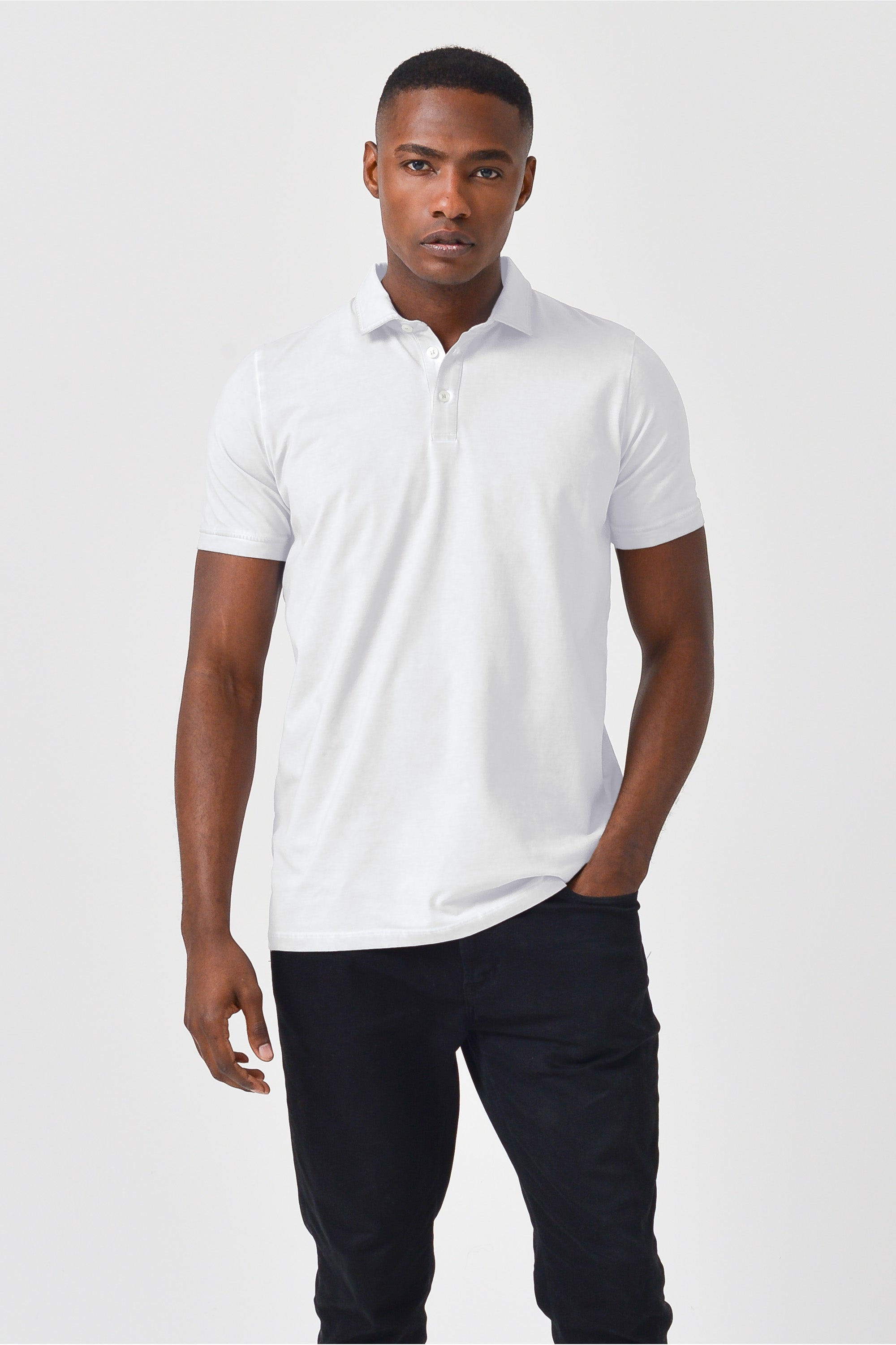 Performance Polo in White