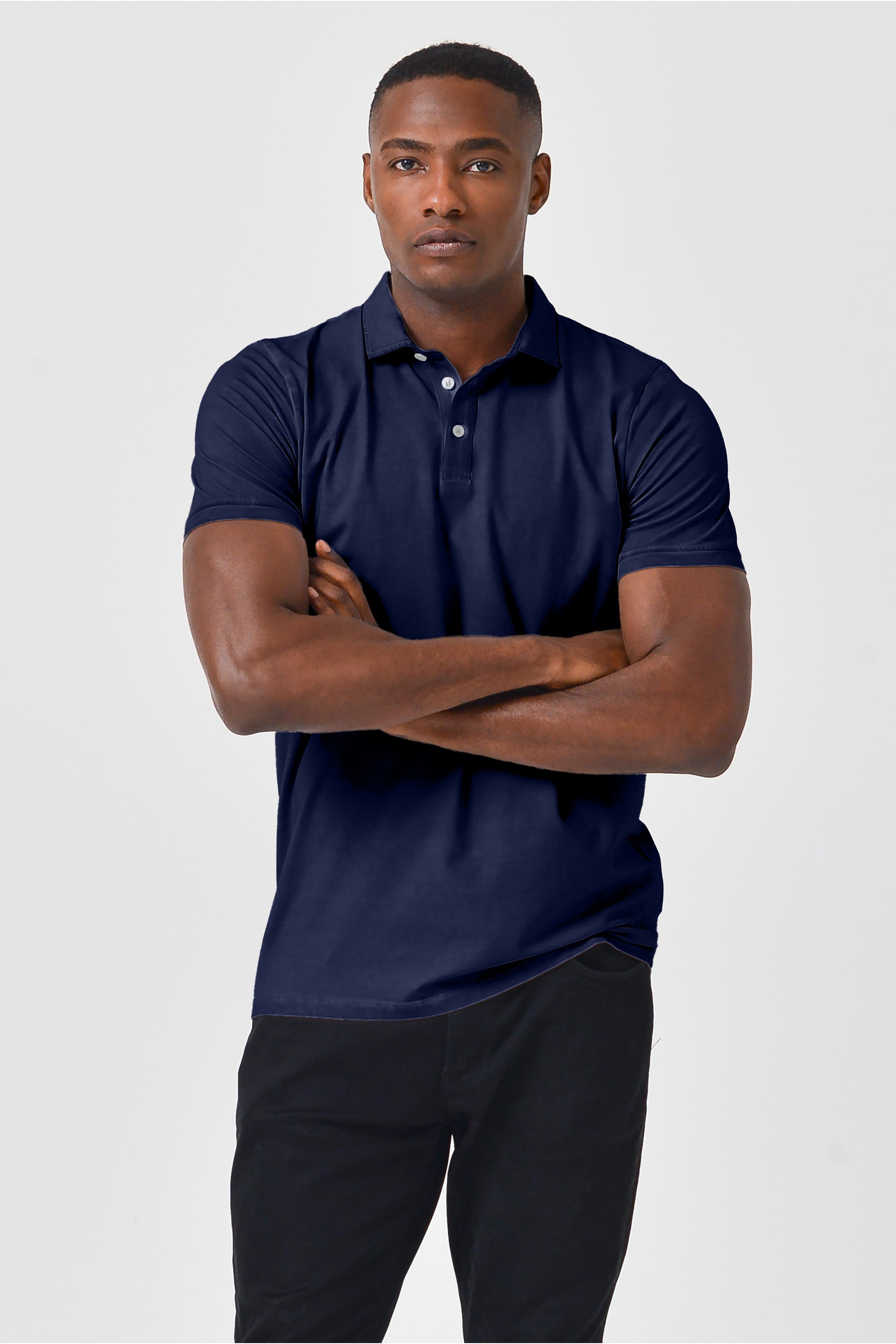 Performance Polo in Navy
