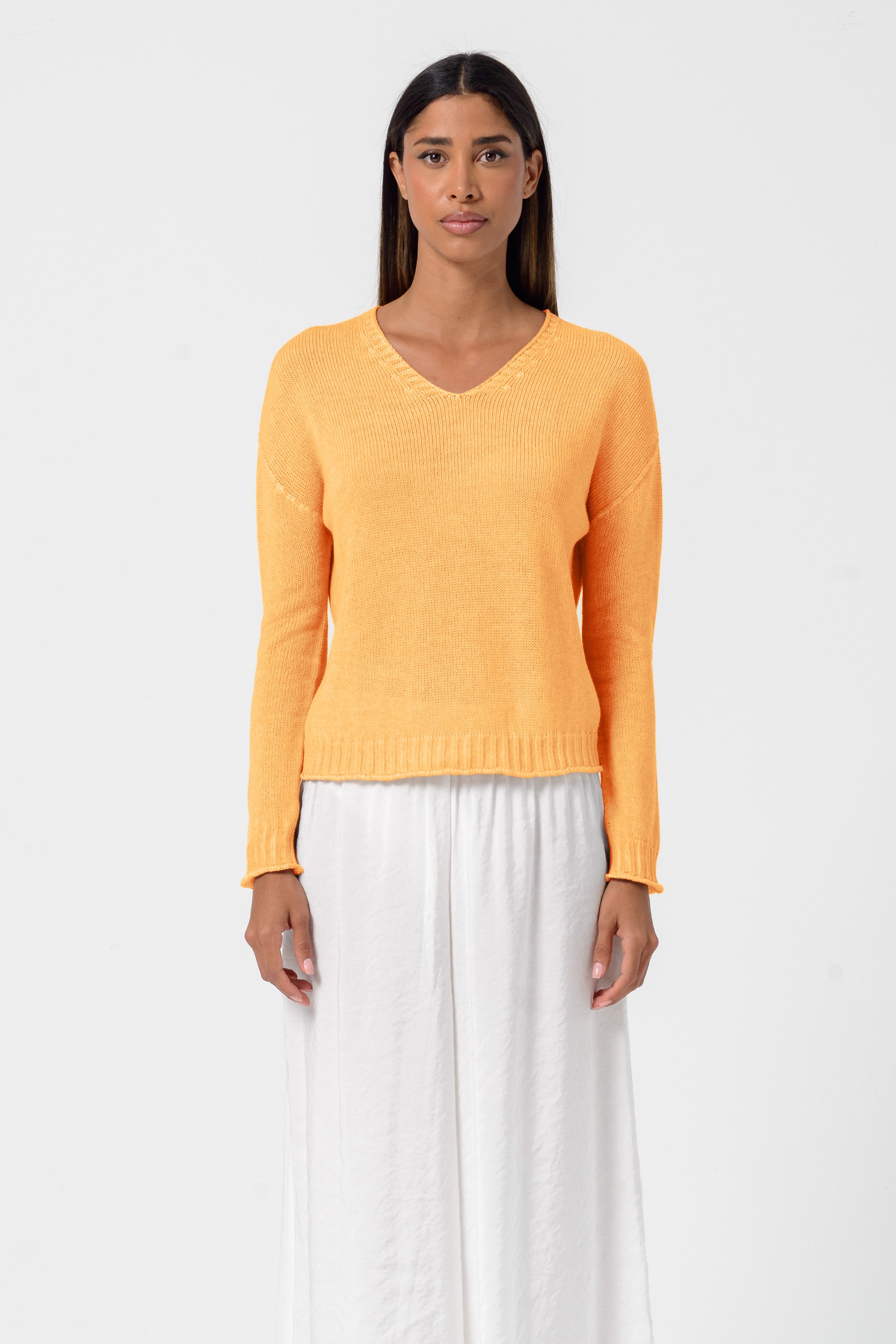 Cogo V Knit - Apricot