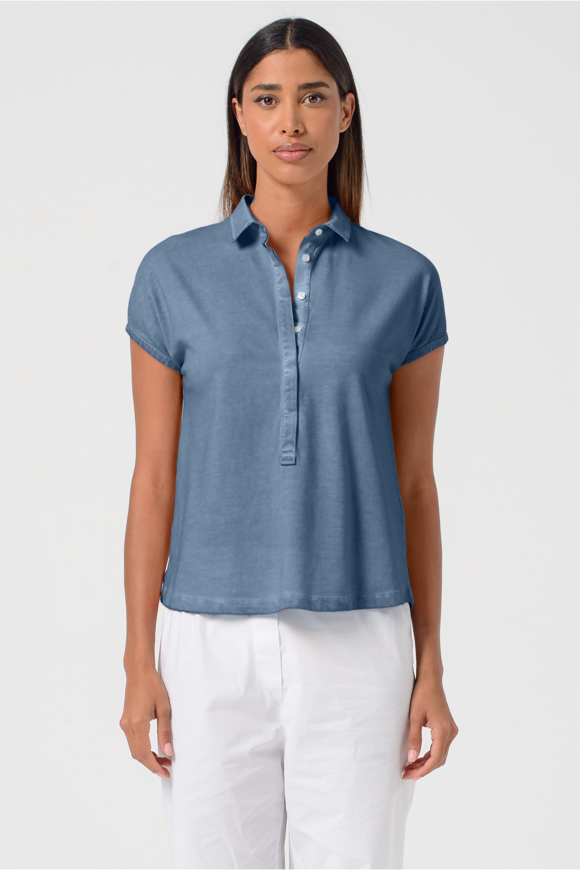 Summer Love Polo in Jeans