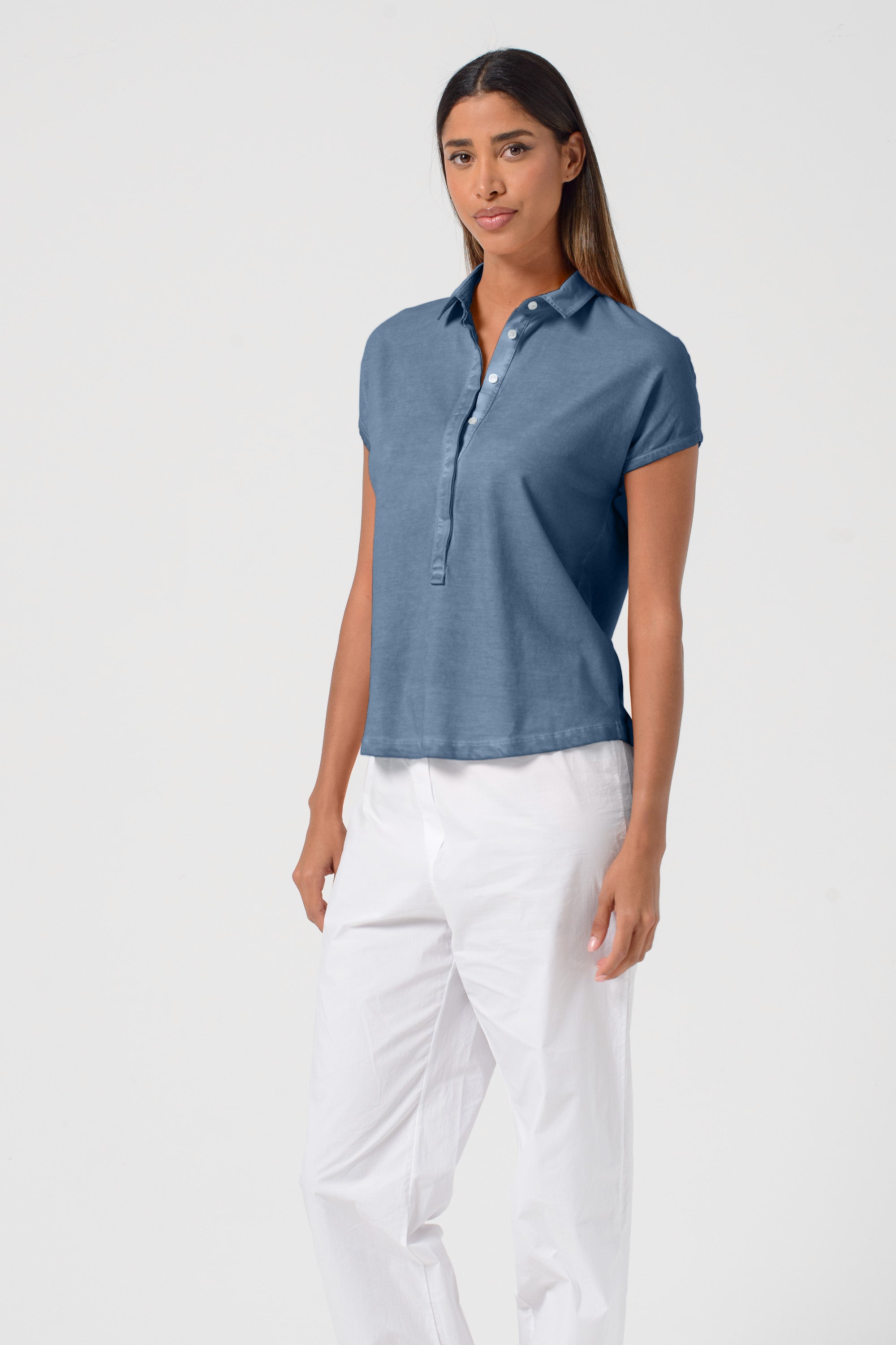 Summer Love Polo in Jeans