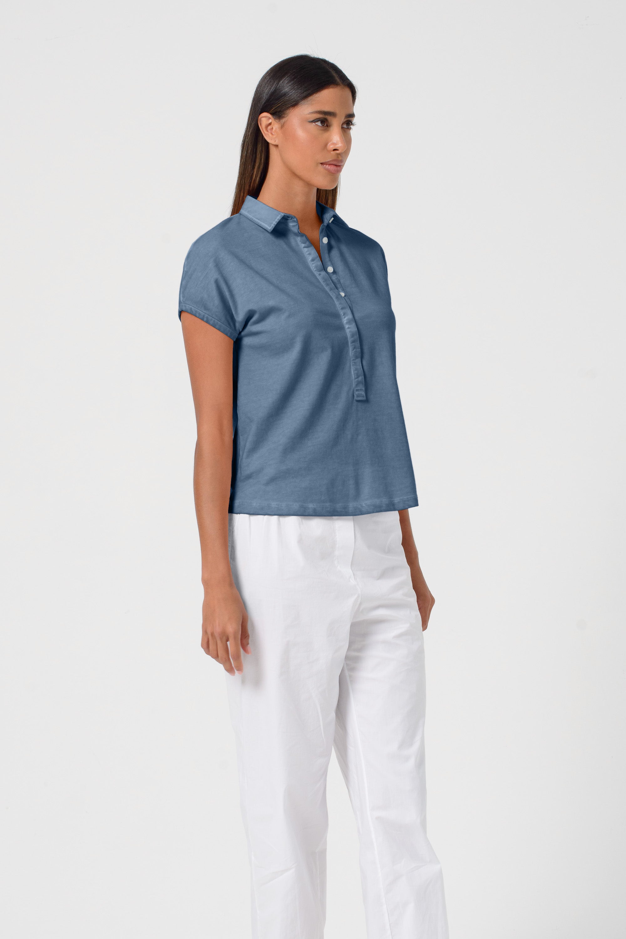 Summer Love Polo in Jeans