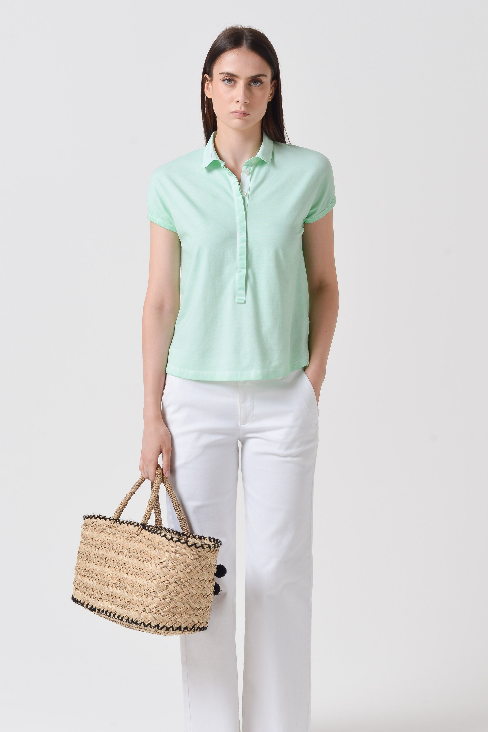 Summer Love Polo in Mint