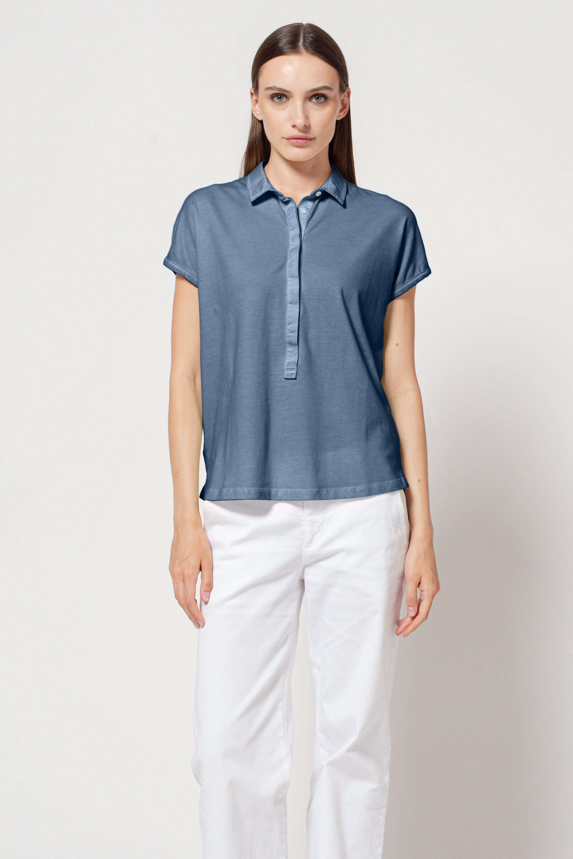 Summer Love Polo in Jeans