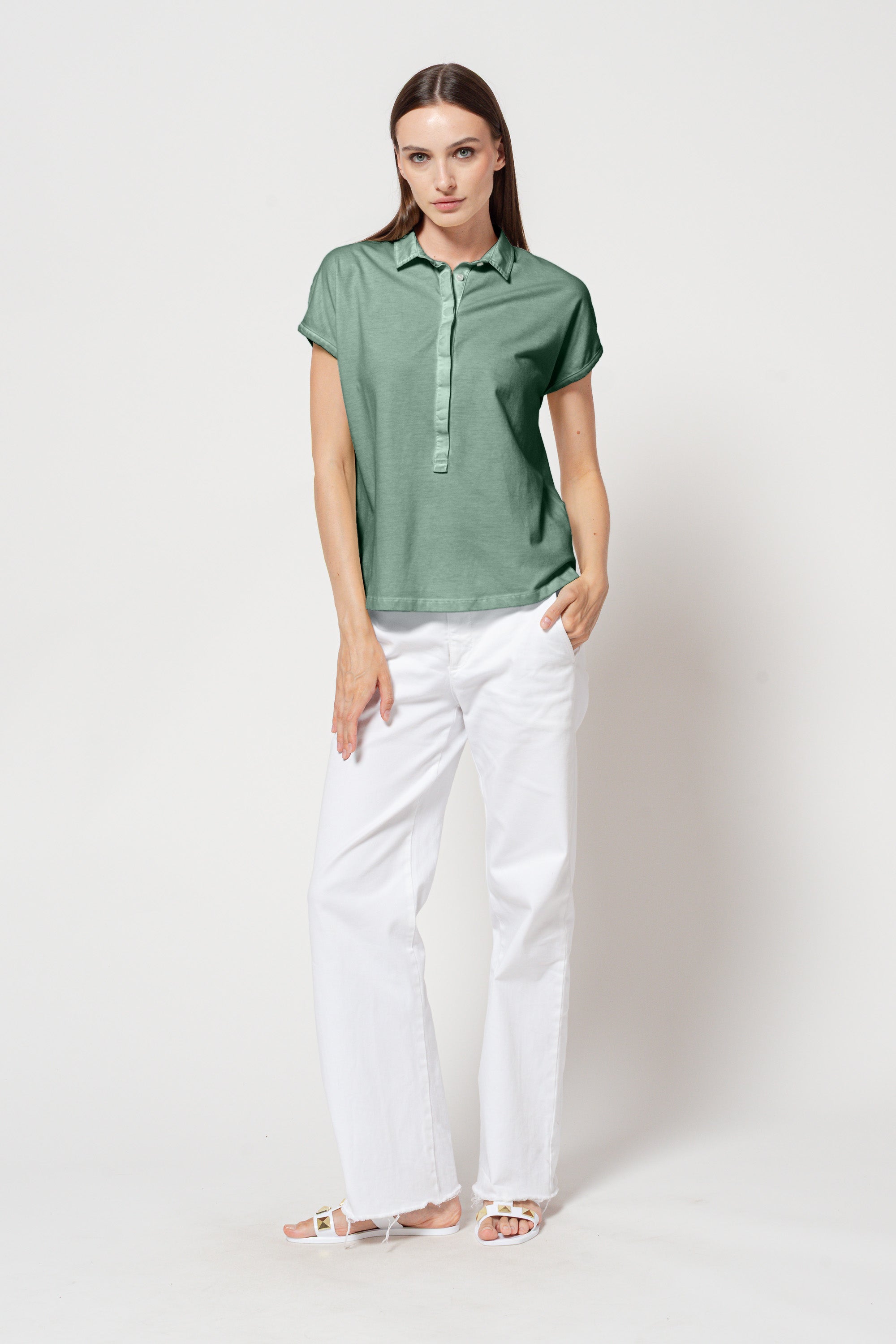 Summer Love Polo - Juniper
