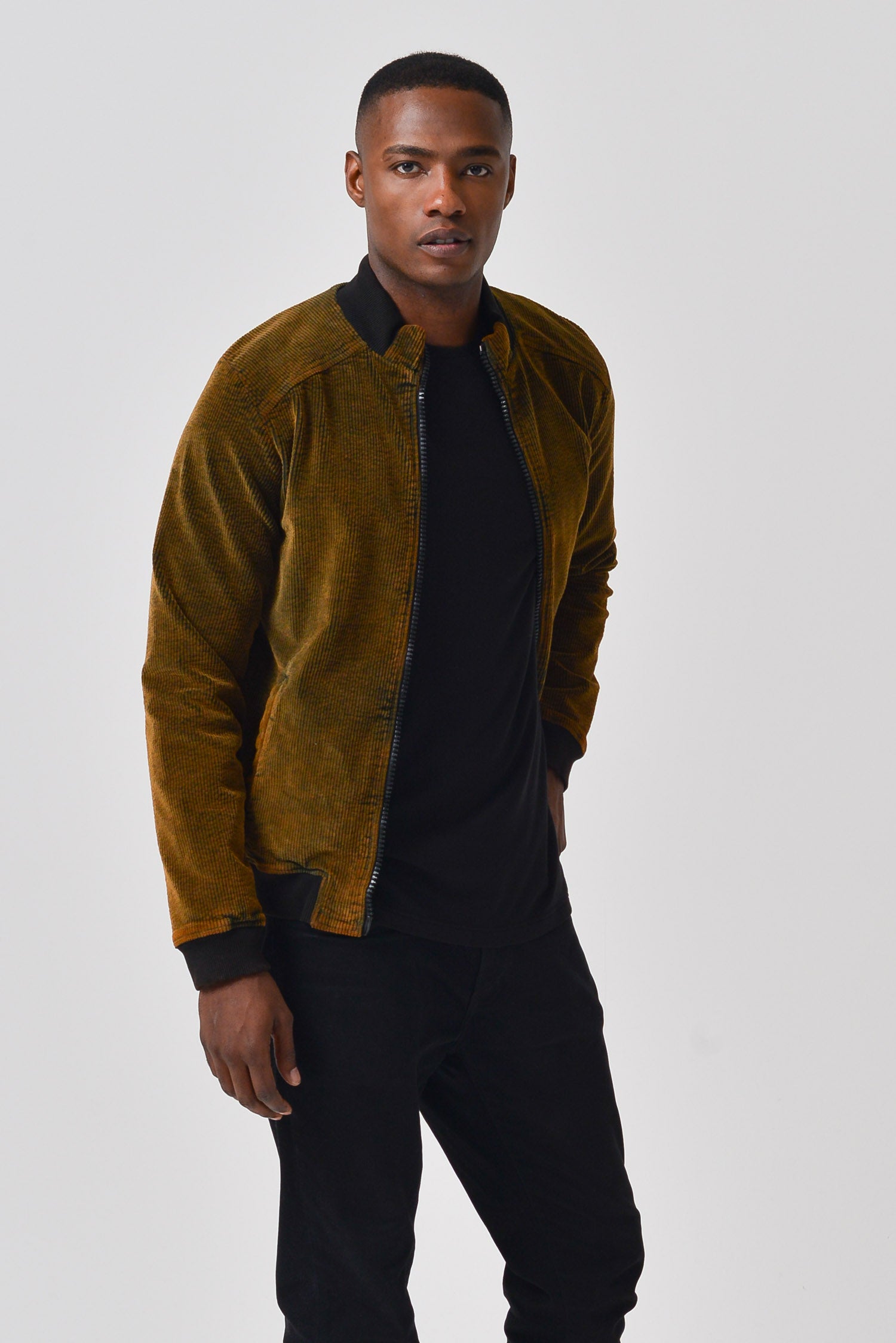 Hyton Bomber Jacket - Rust