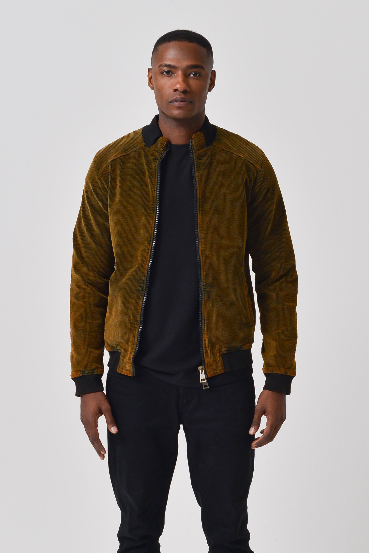 Hyton Bomber Jacket - Rust