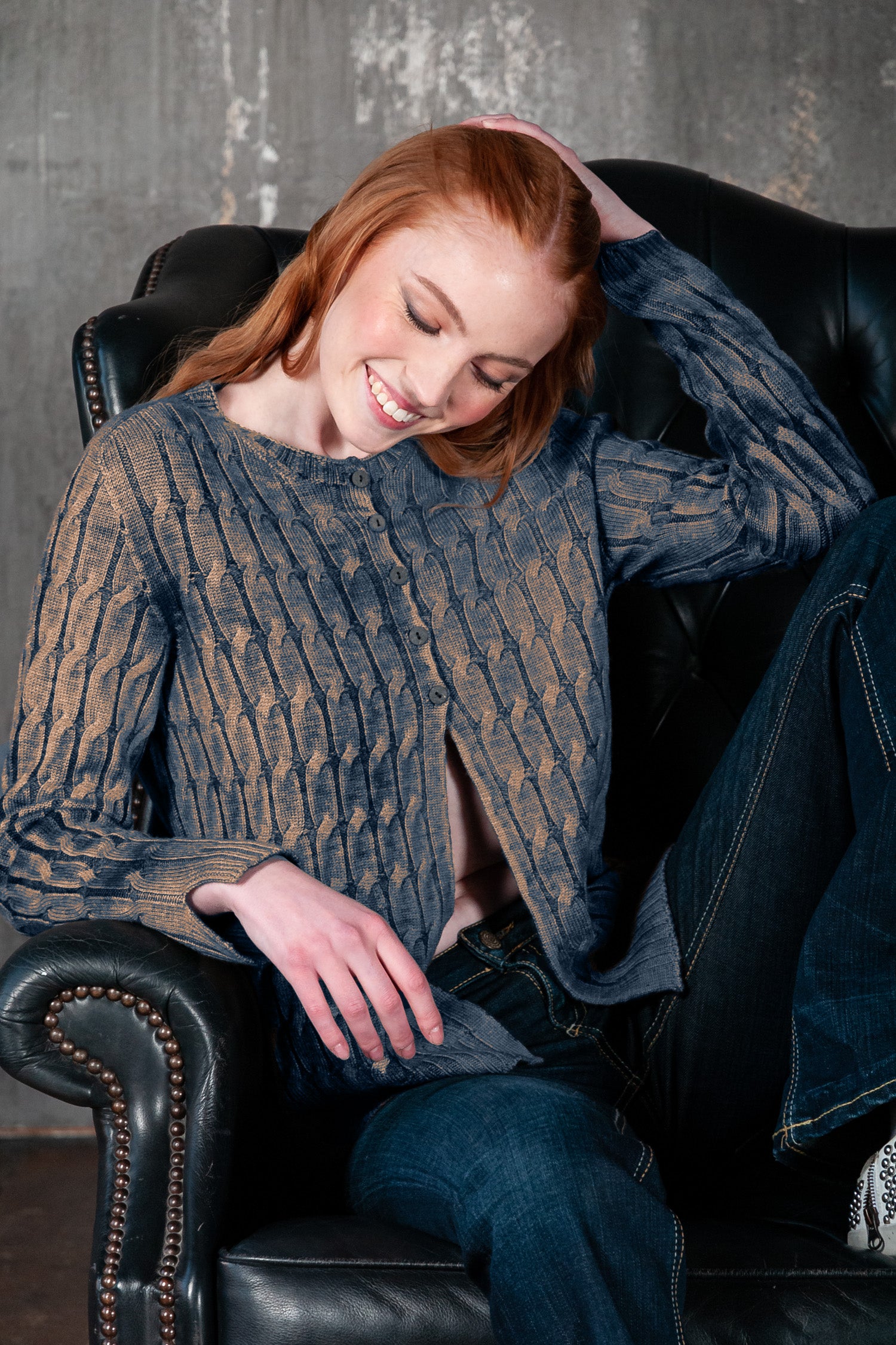 Dores Rock Art Sweater - Flint