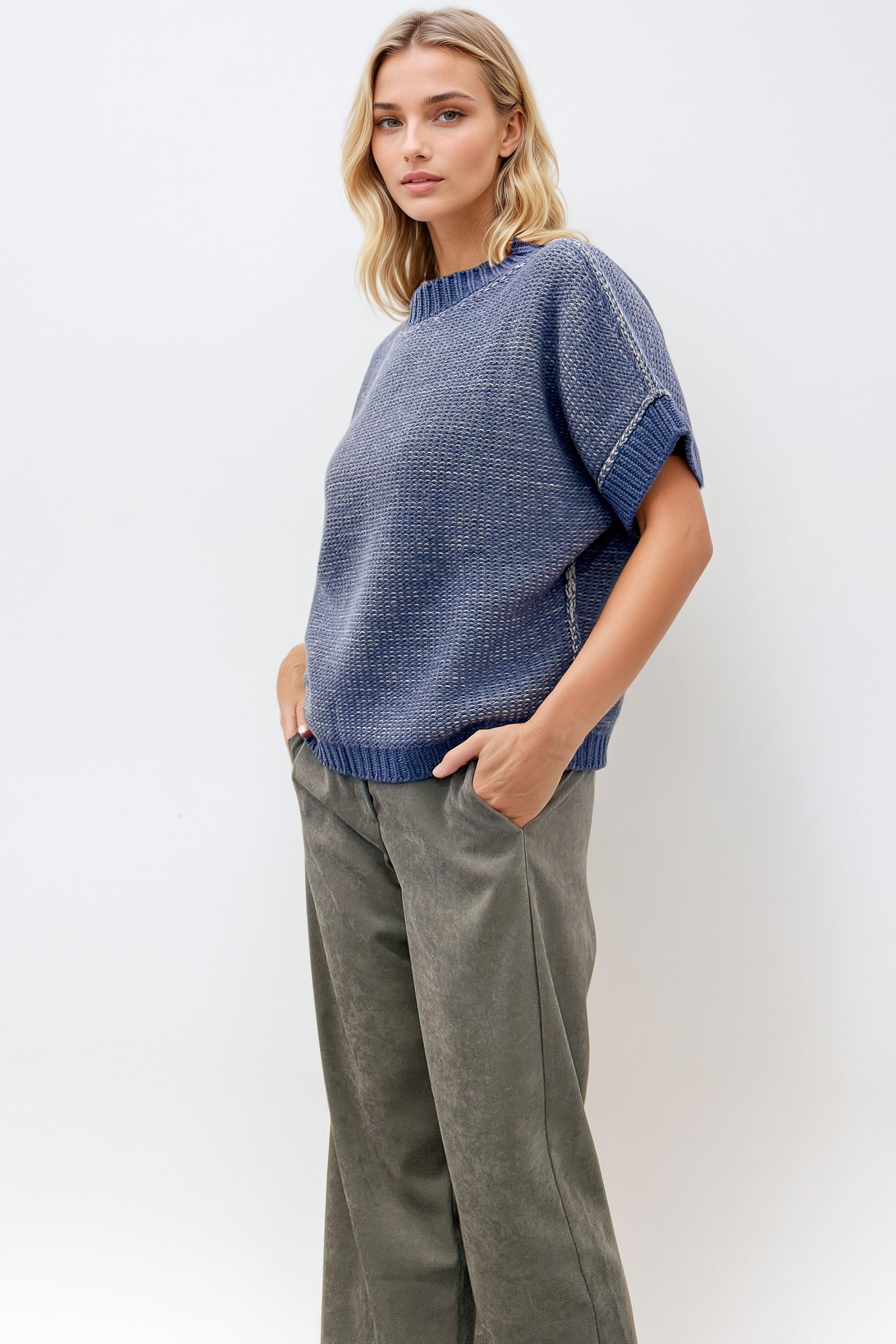 Cantray Sweater - Denim Delight