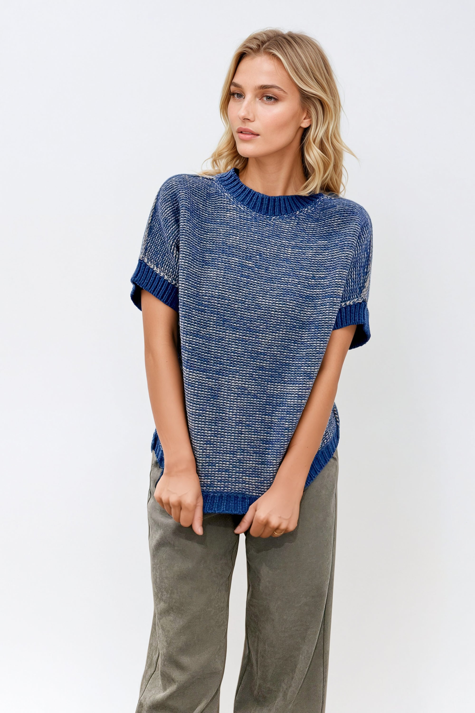 Cantray Sweater - Sapphire Blue