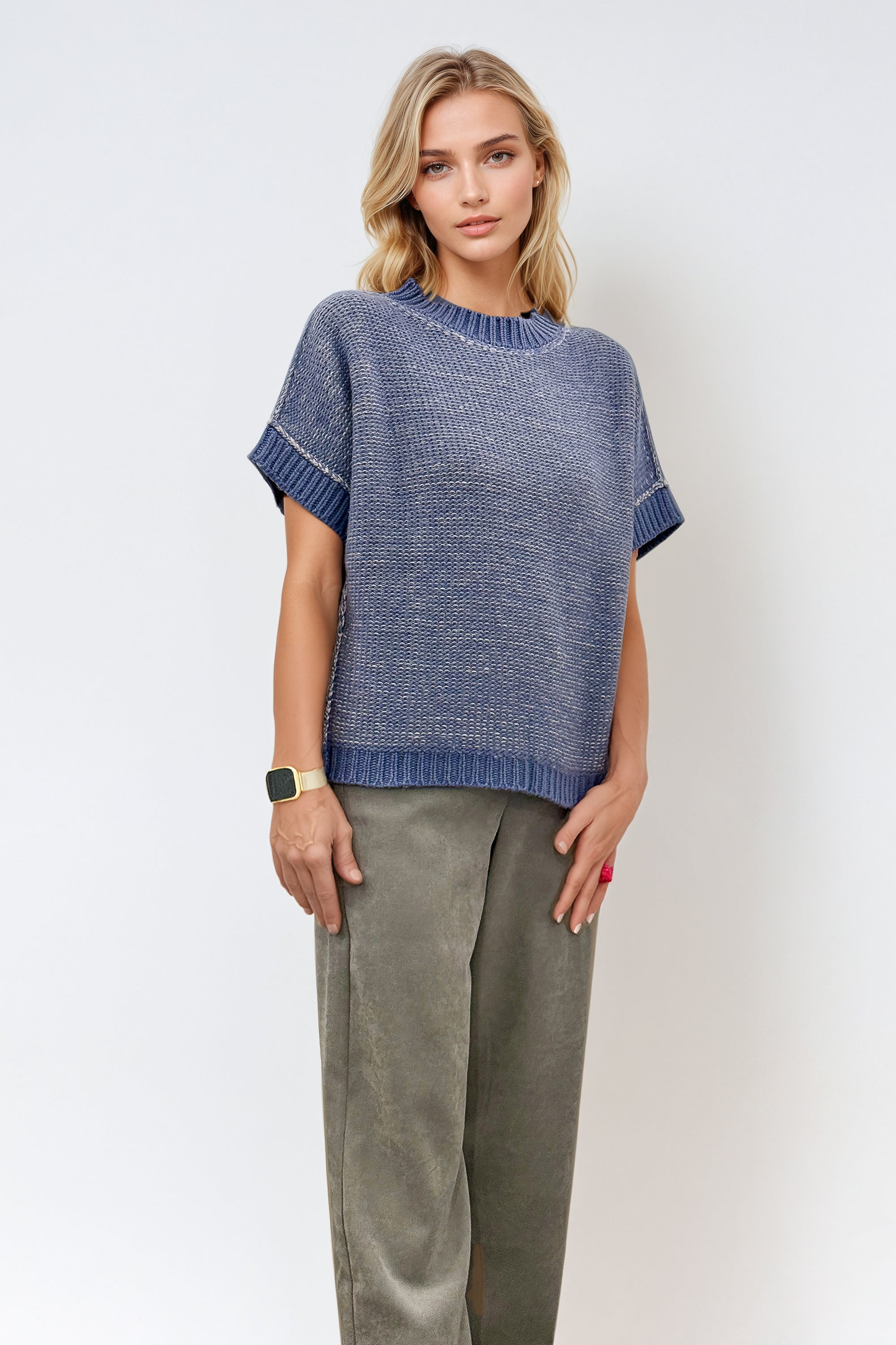 Cantray Sweater - Denim Delight