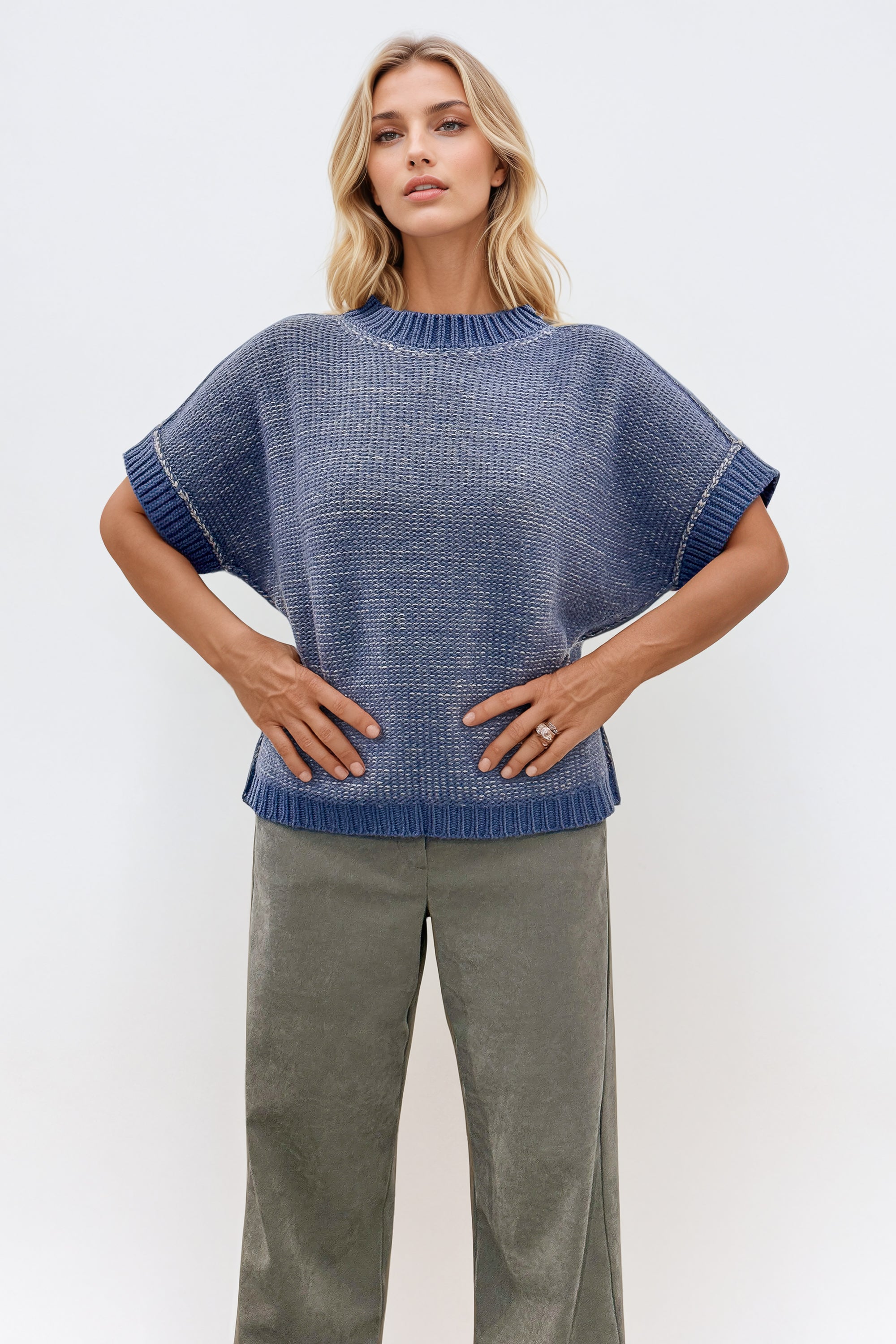 Cantray Sweater - Denim Delight