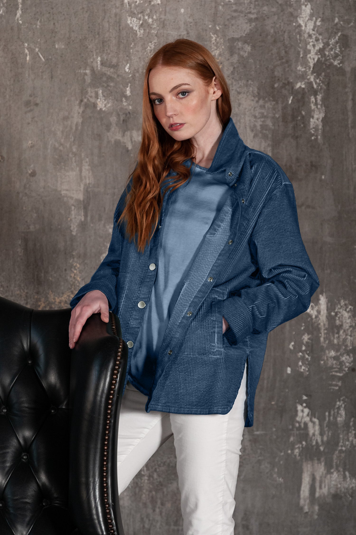 Dunian Corduroy Tracker Jacket - Jeans