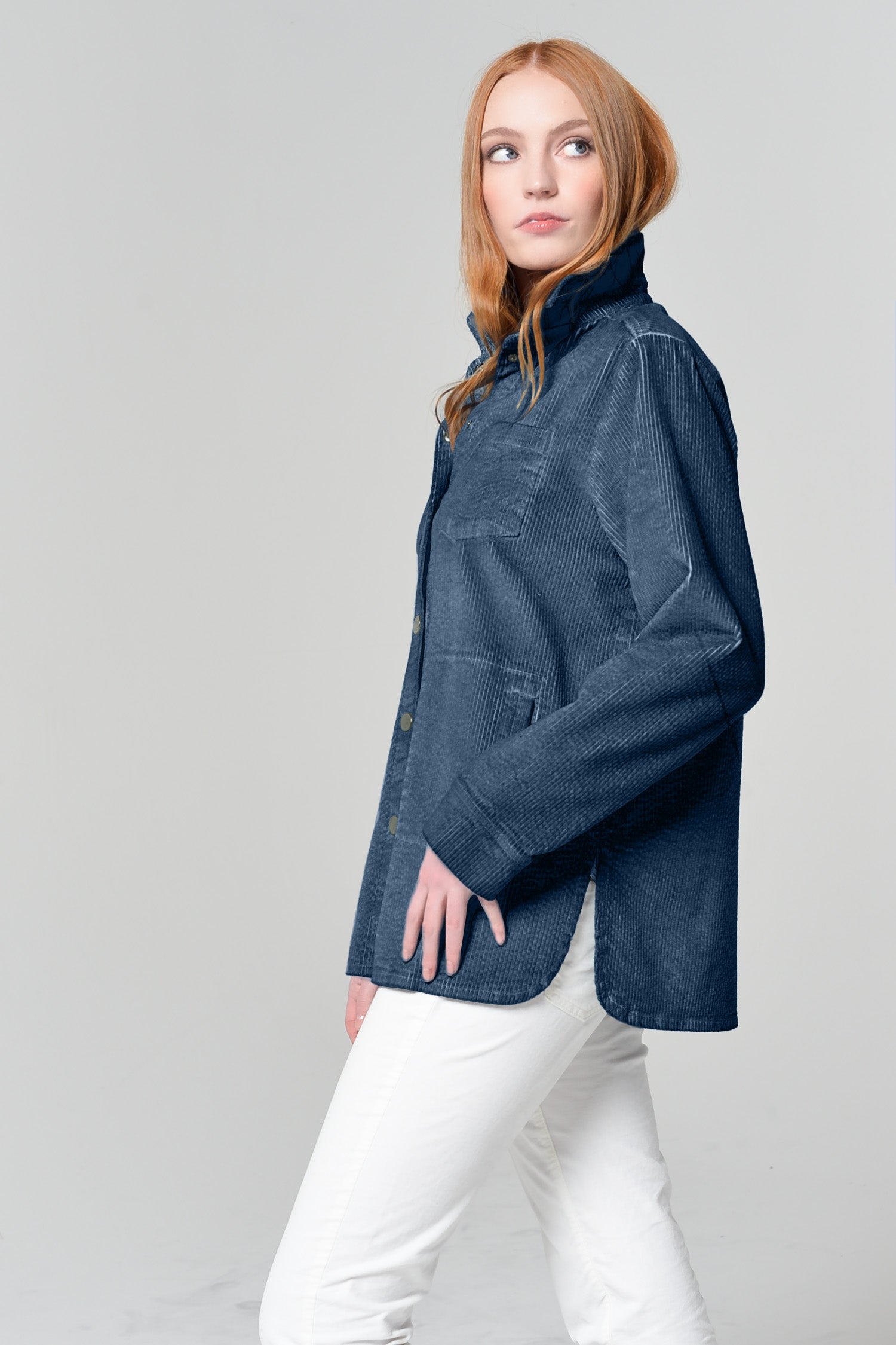 Dunian Corduroy Tracker Jacket - Jeans