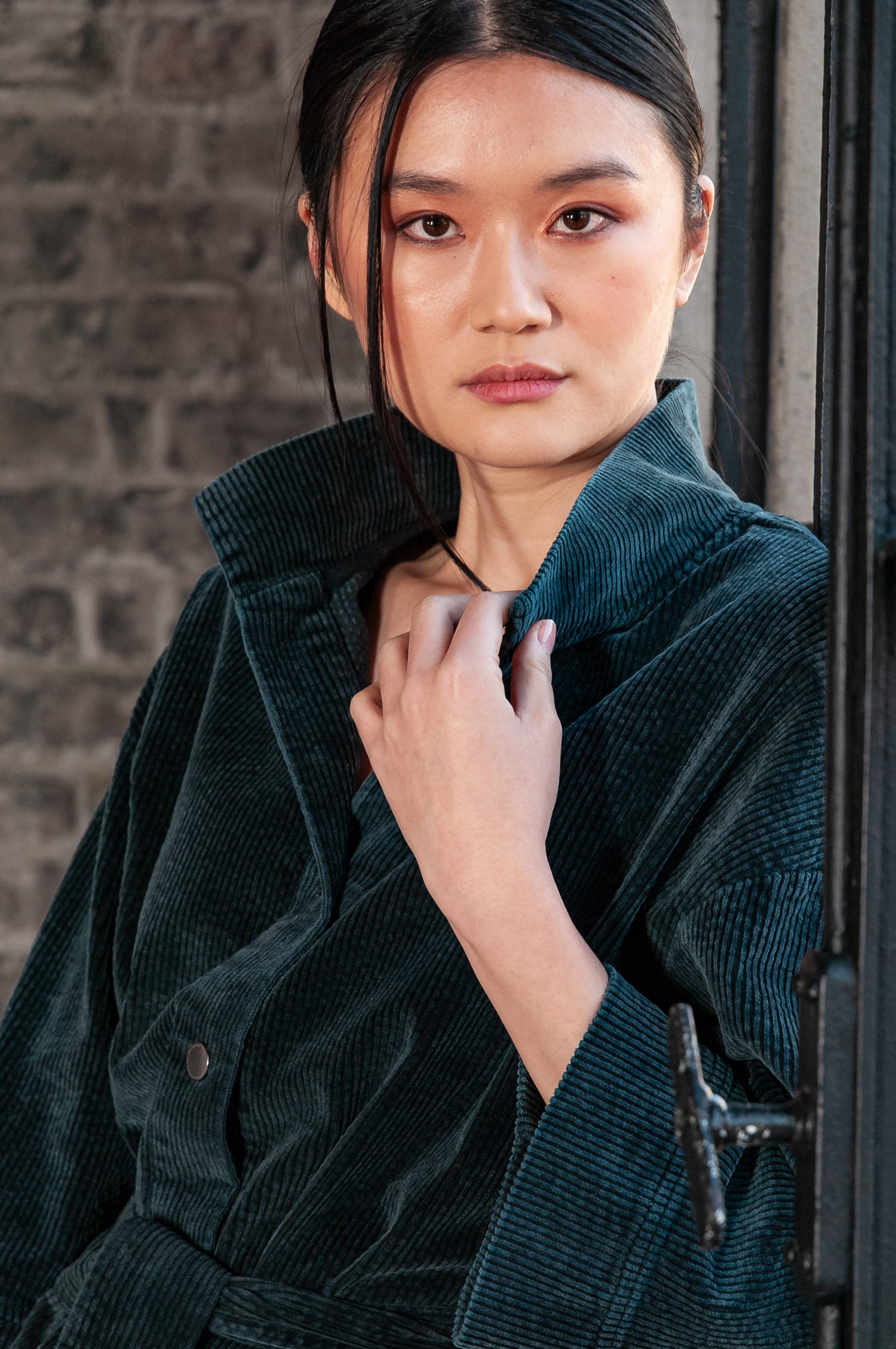 Daviot Corduroy Dust Coat - Fjord