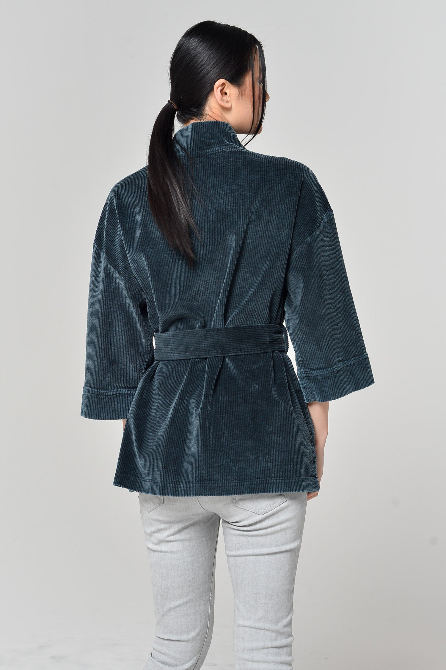 Daviot Corduroy Dust Coat - Fjord