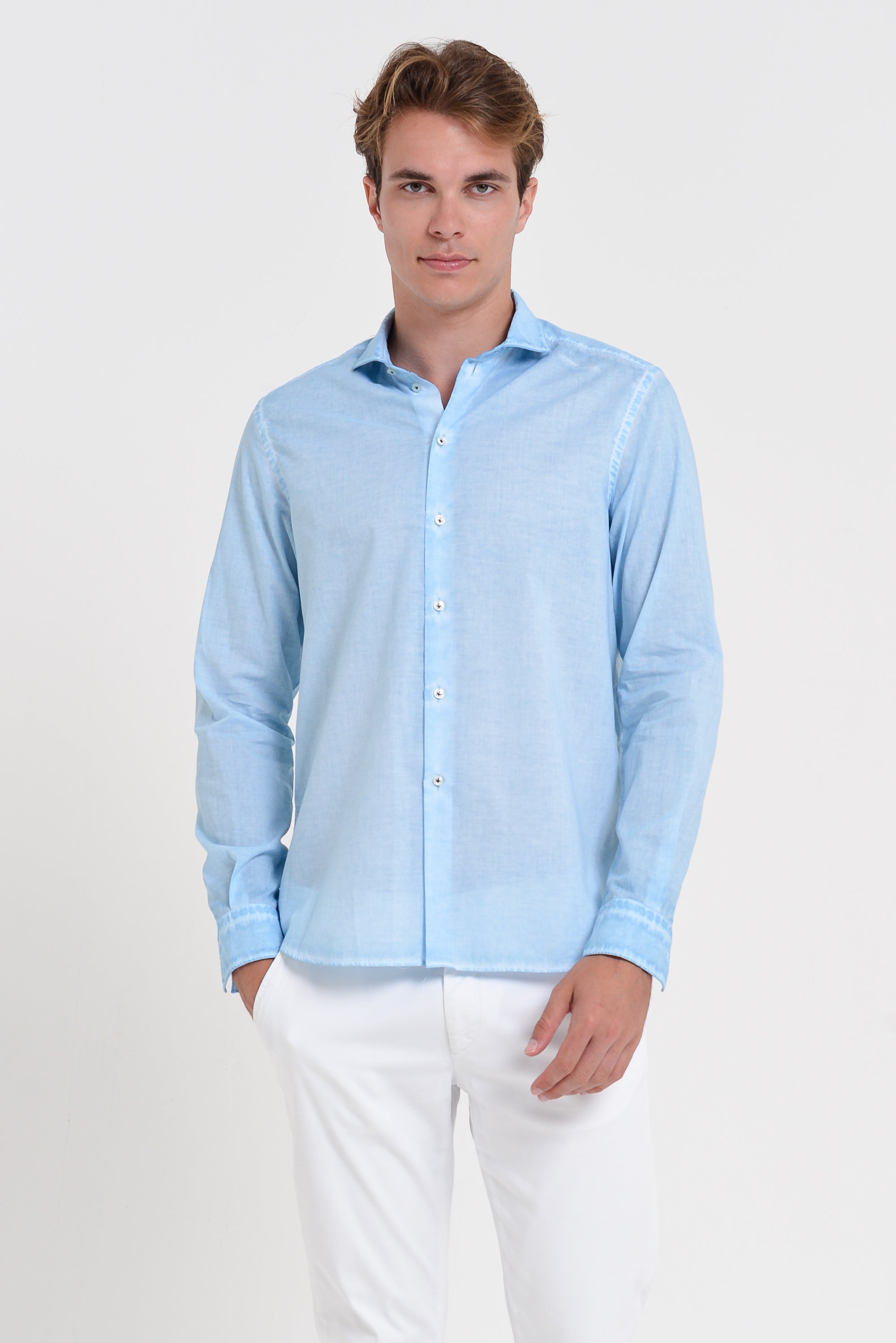 Classic Fit Shirt in Voile - Viking