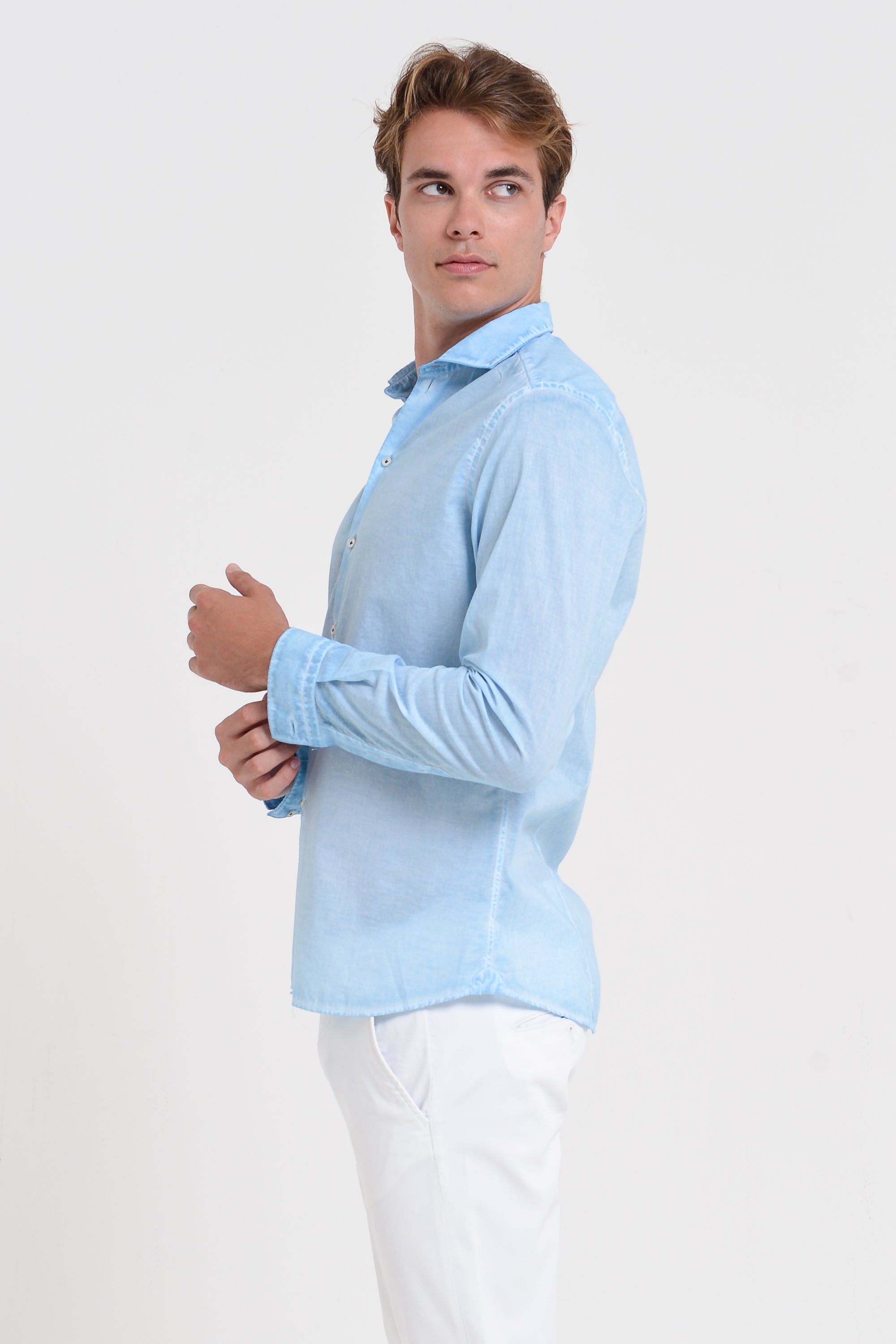 Classic Fit Shirt in Voile - Viking