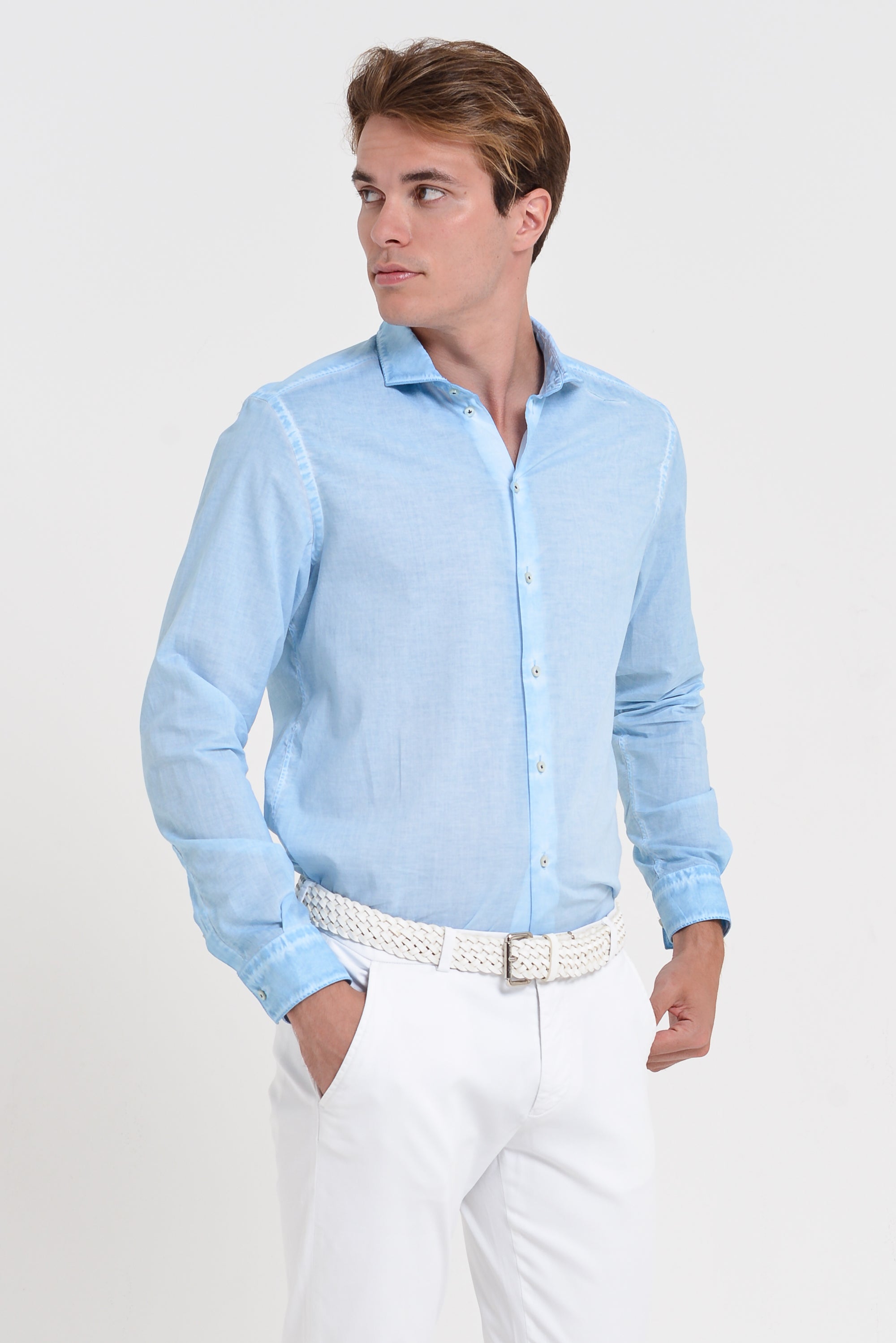 Classic Fit Shirt in Voile - Viking