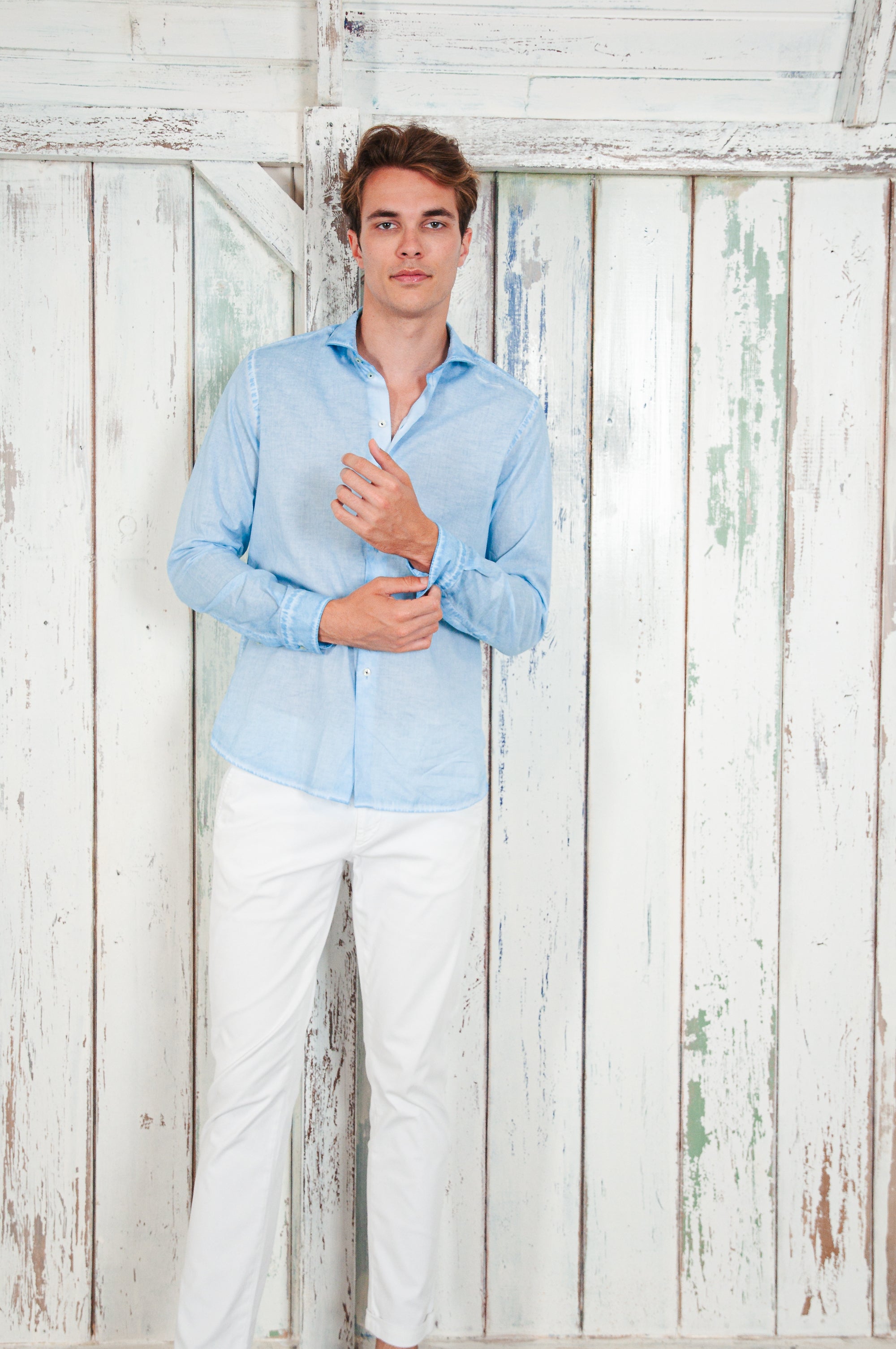 Classic Fit Shirt in Voile - Viking