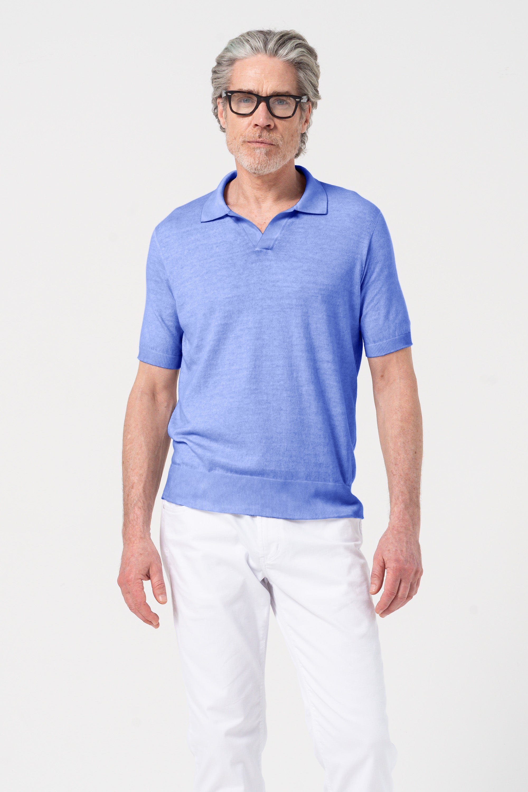 Nico Knit Polo Shirt - Bay