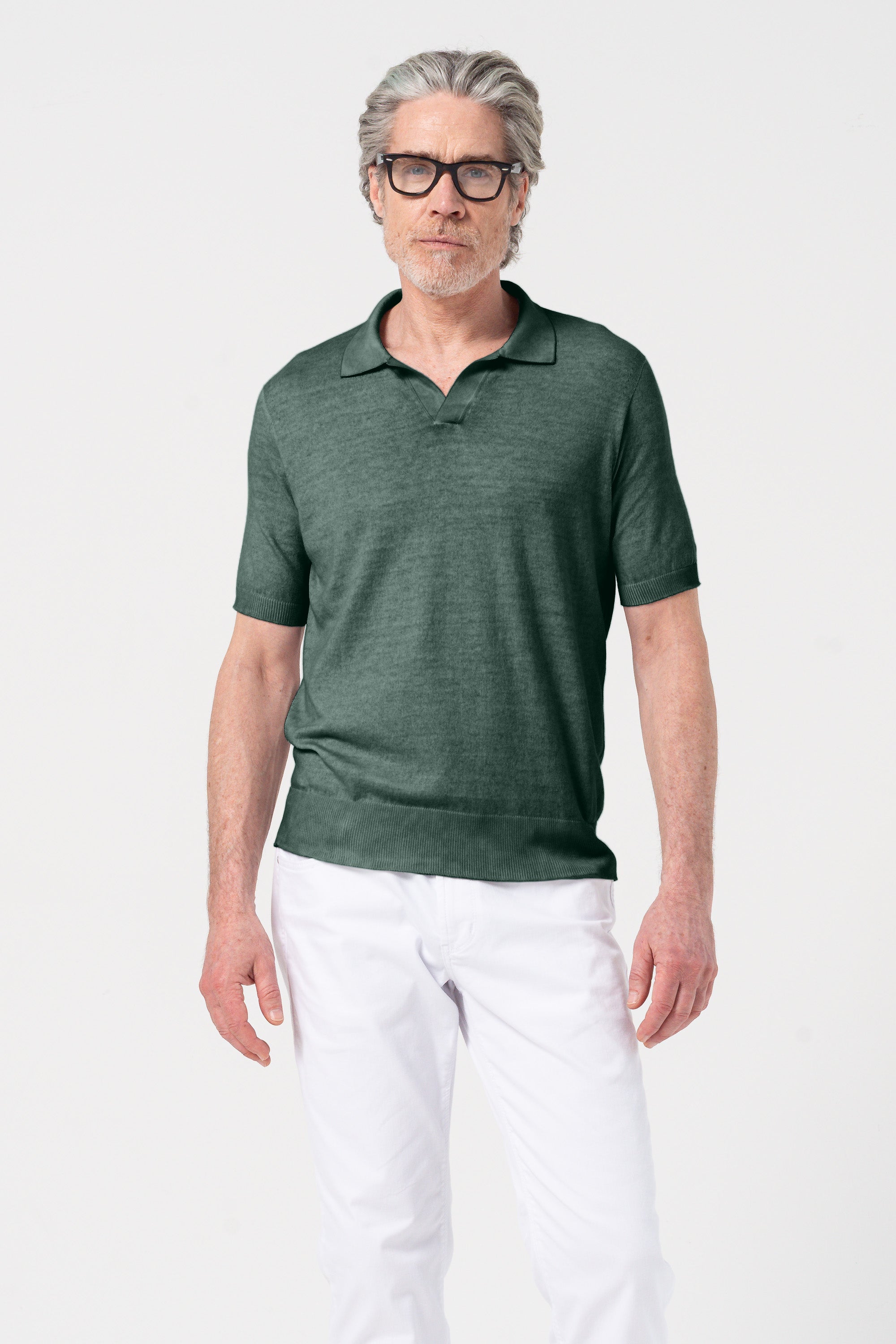Nico Knit Polo - Nori