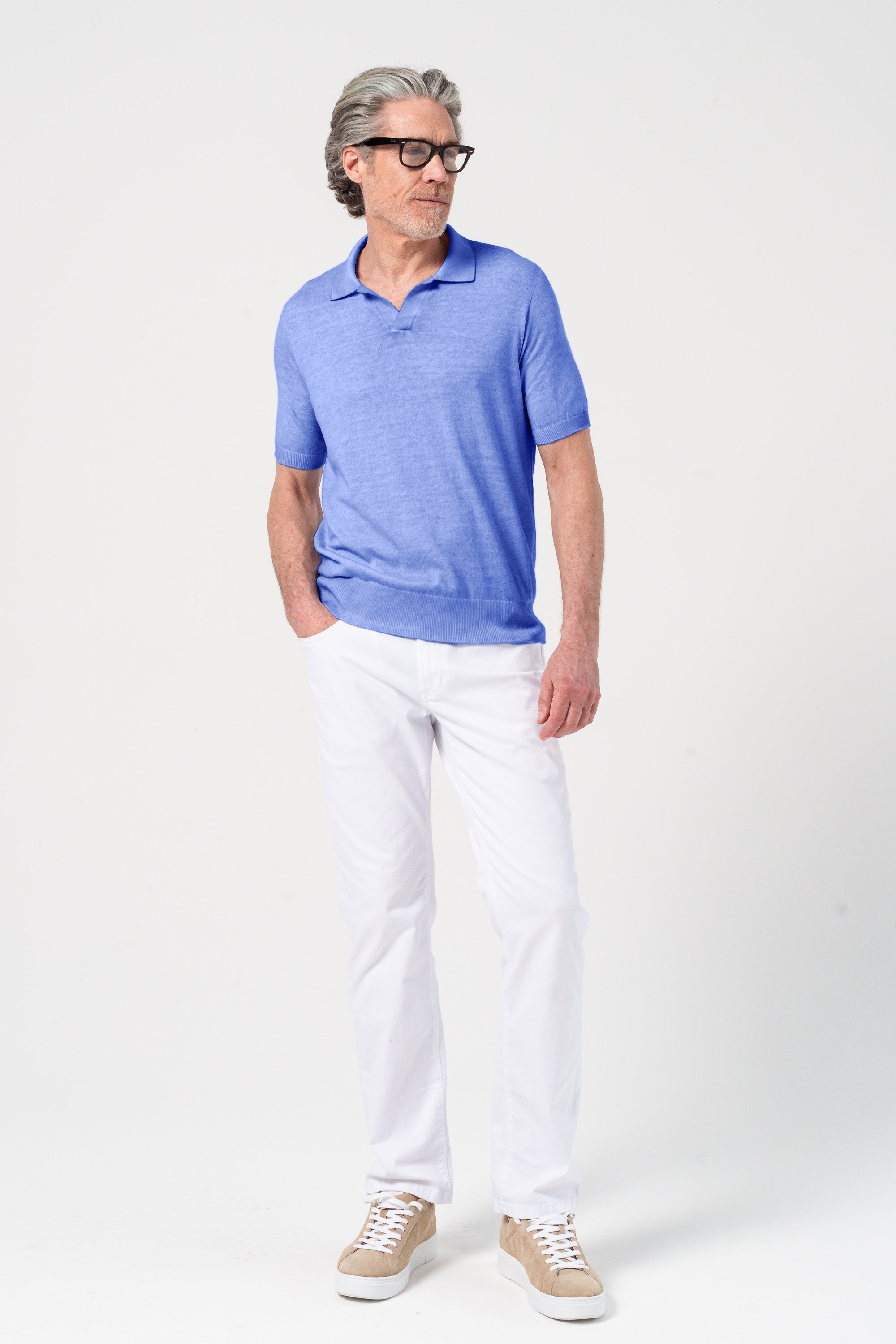 Nico Knit Polo Shirt - Bay