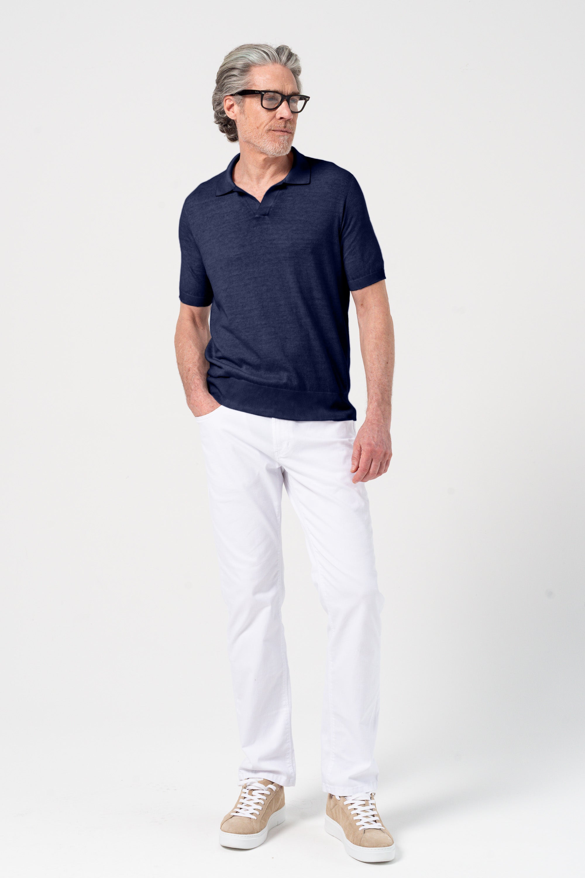 Nico Knit Polo - Navy