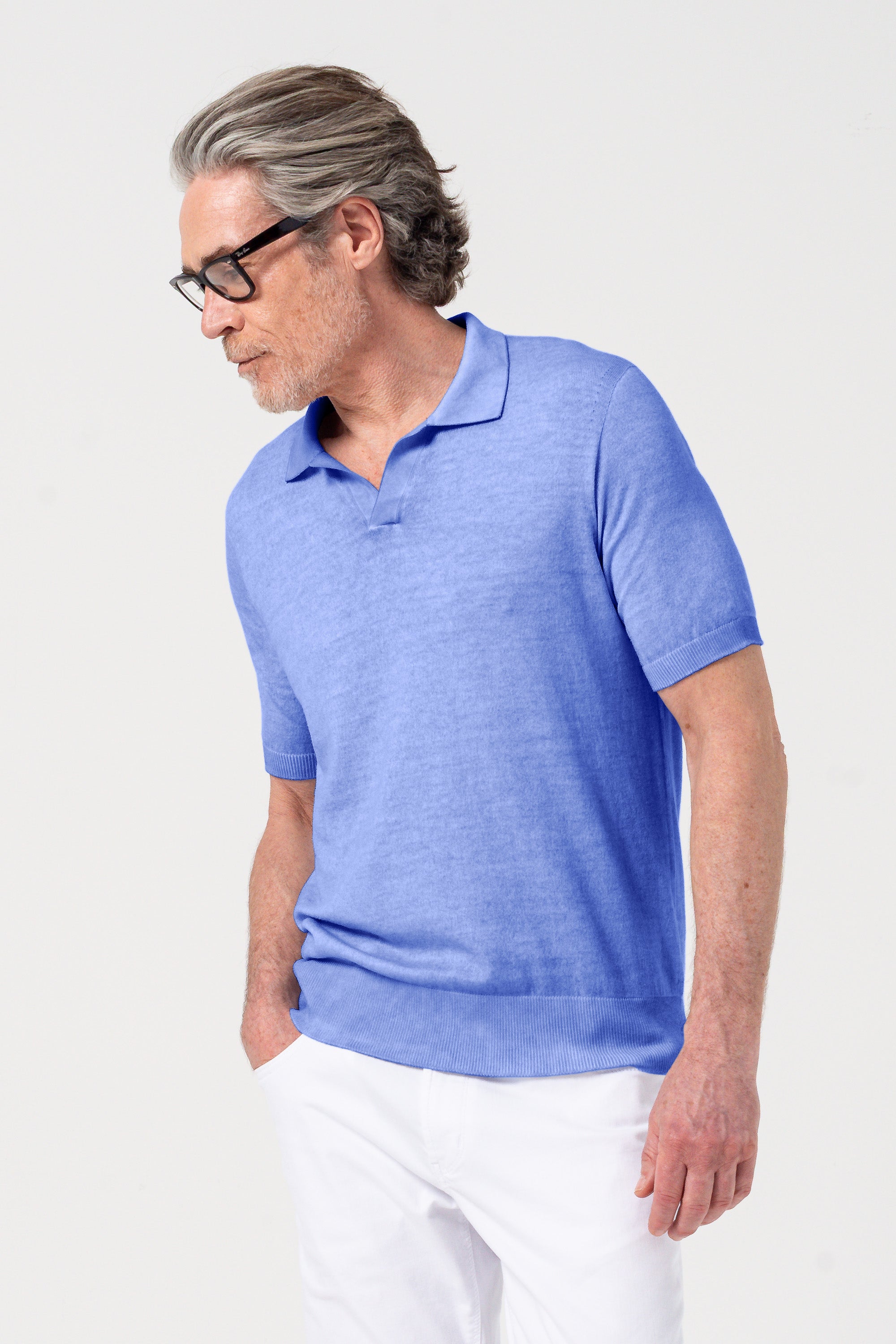 Nico Knit Polo Shirt - Bay