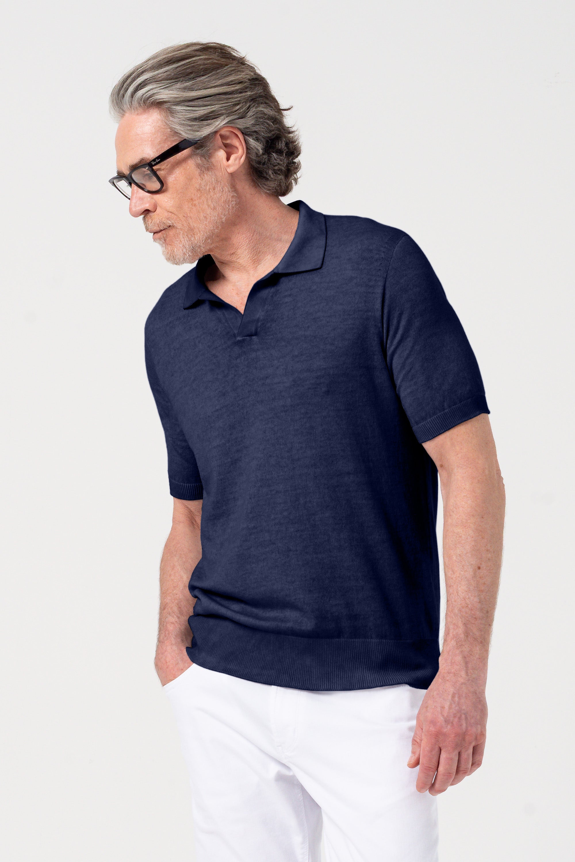 Nico Knit Polo - Navy