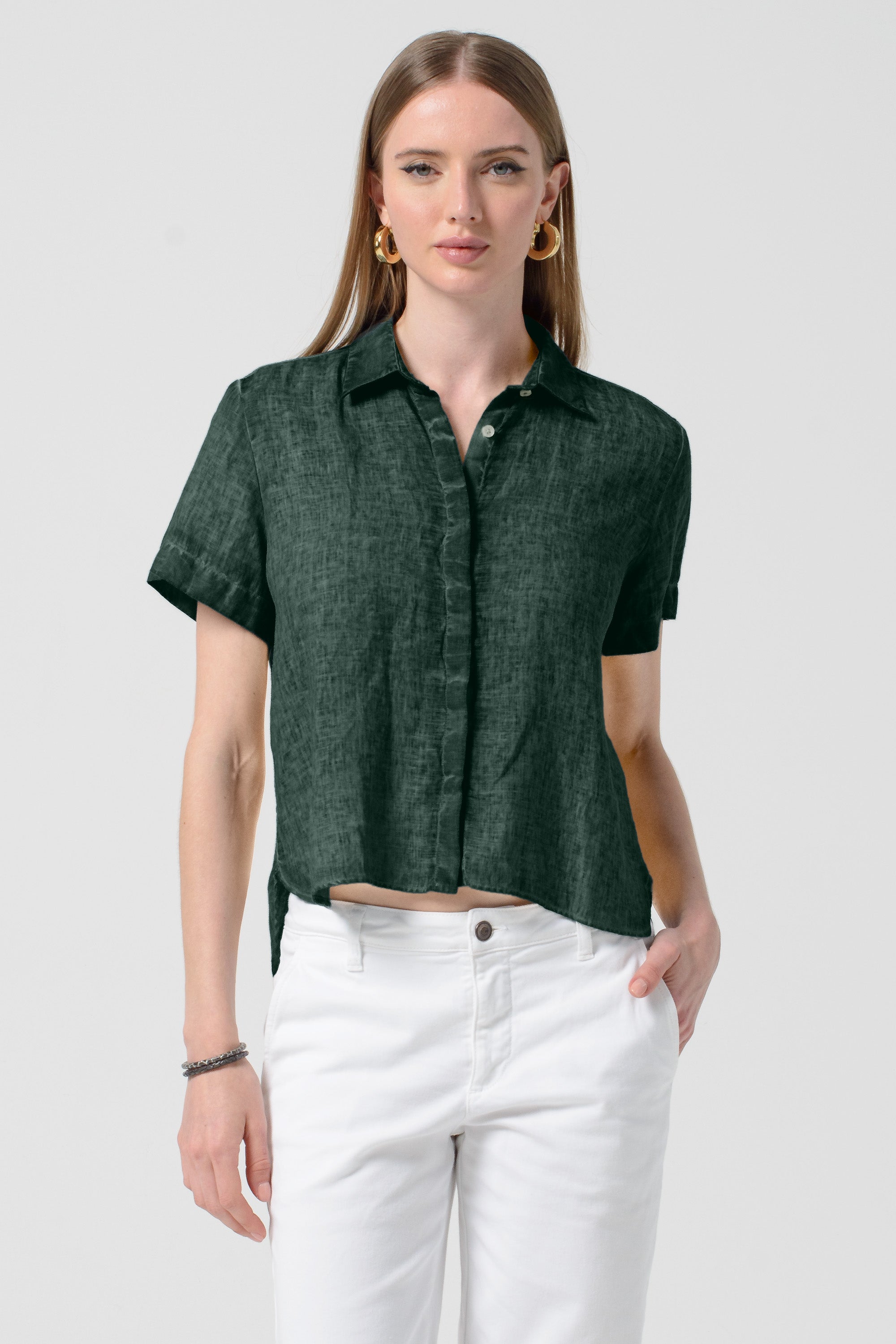 Sunray Linen Shirt - Nori