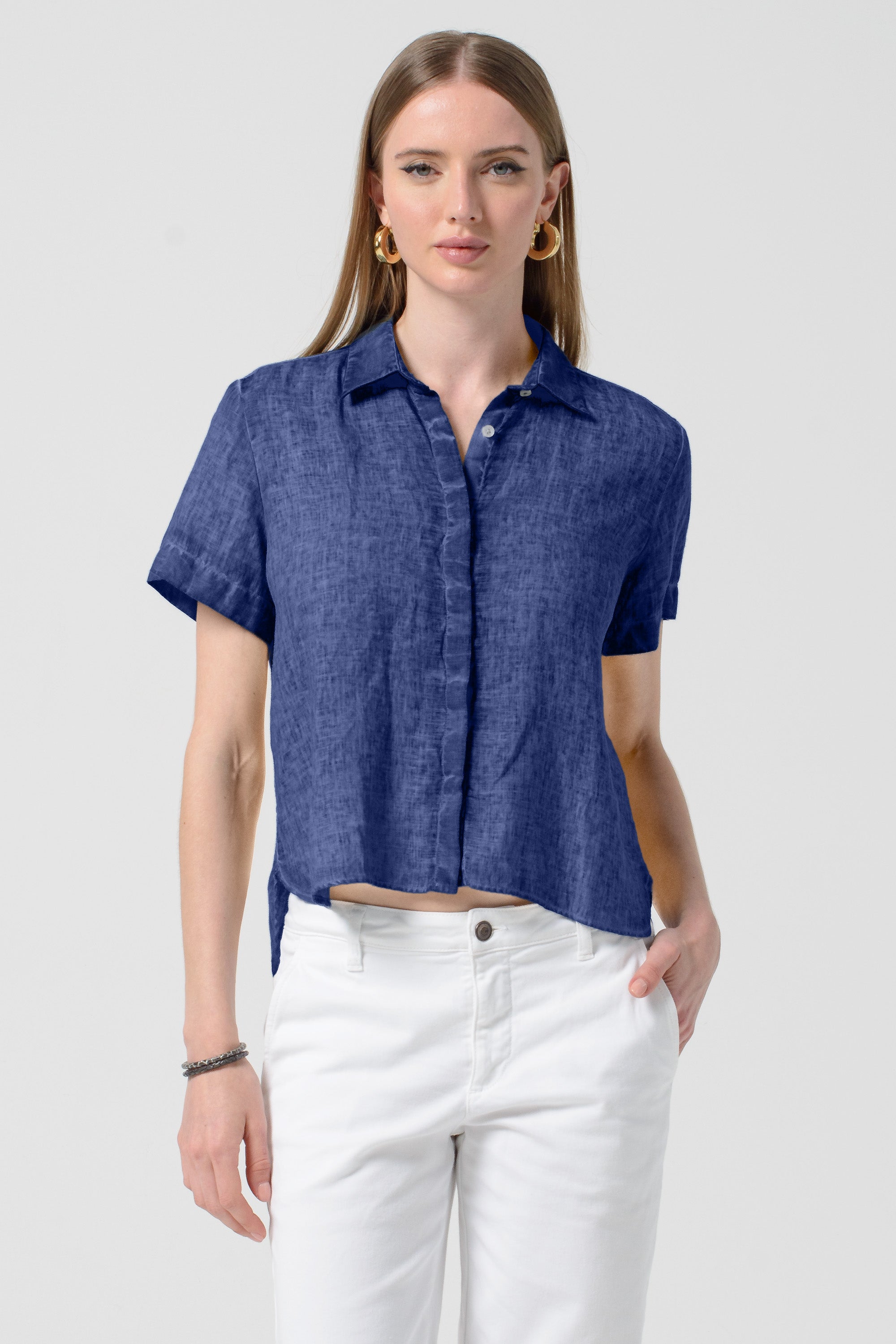 Sunray Linen Shirt - Whale