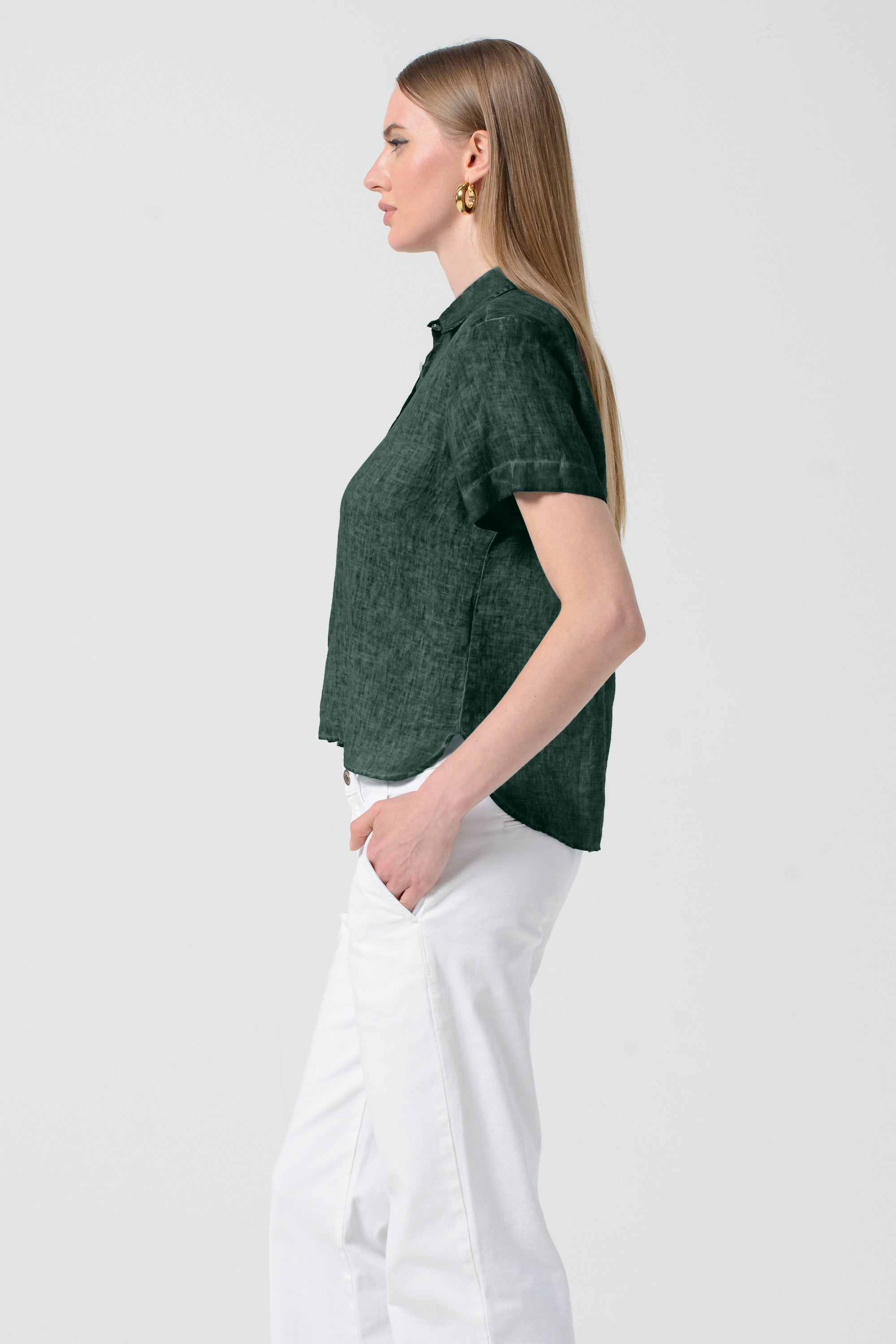 Sunray Linen Shirt - Nori