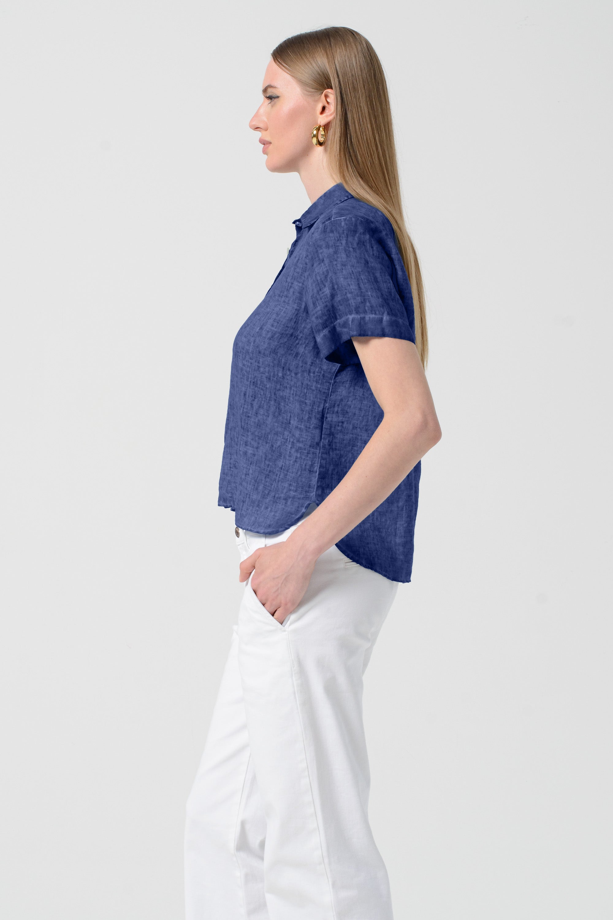 Sunray Linen Shirt - Whale