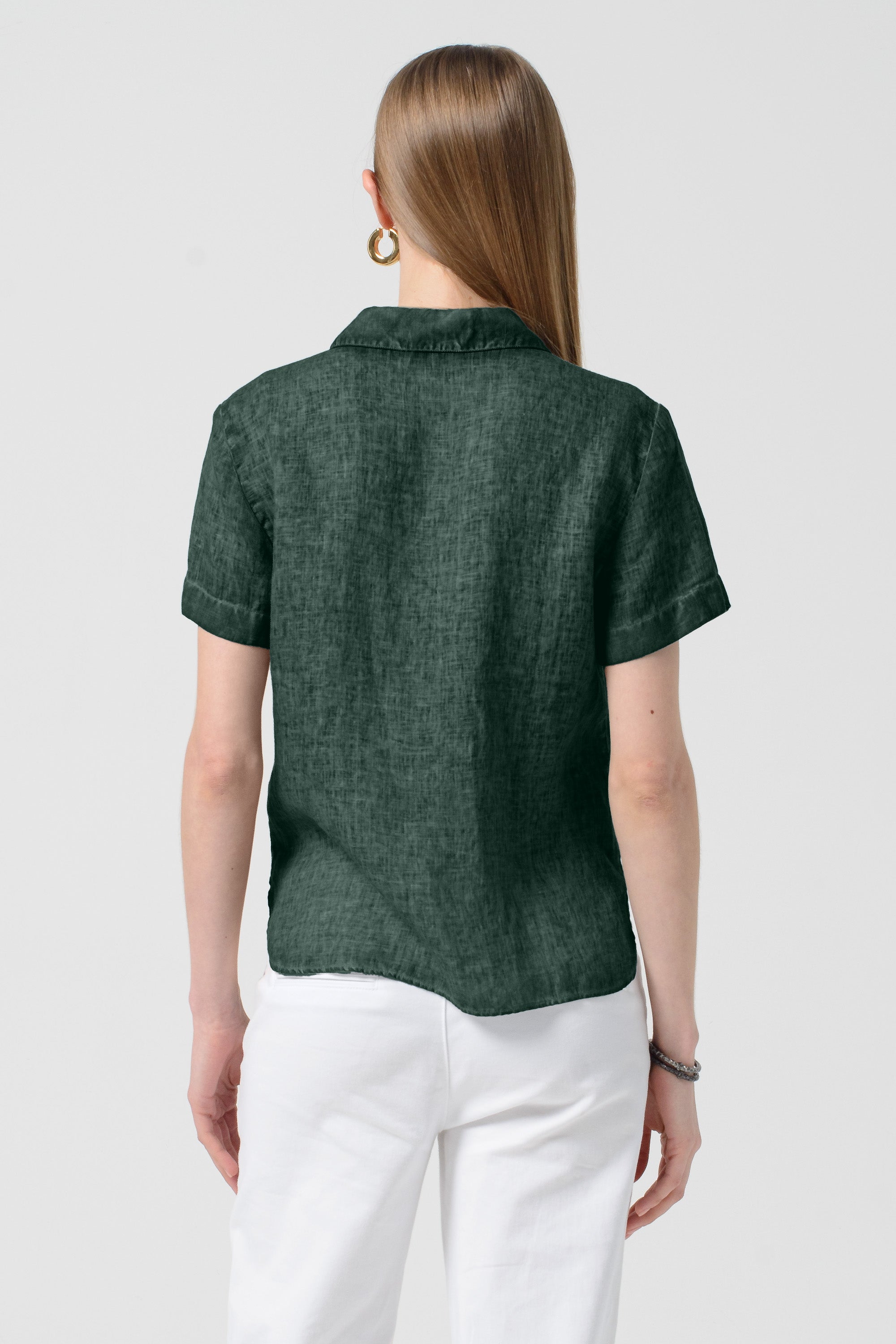 Sunray Linen Shirt - Nori