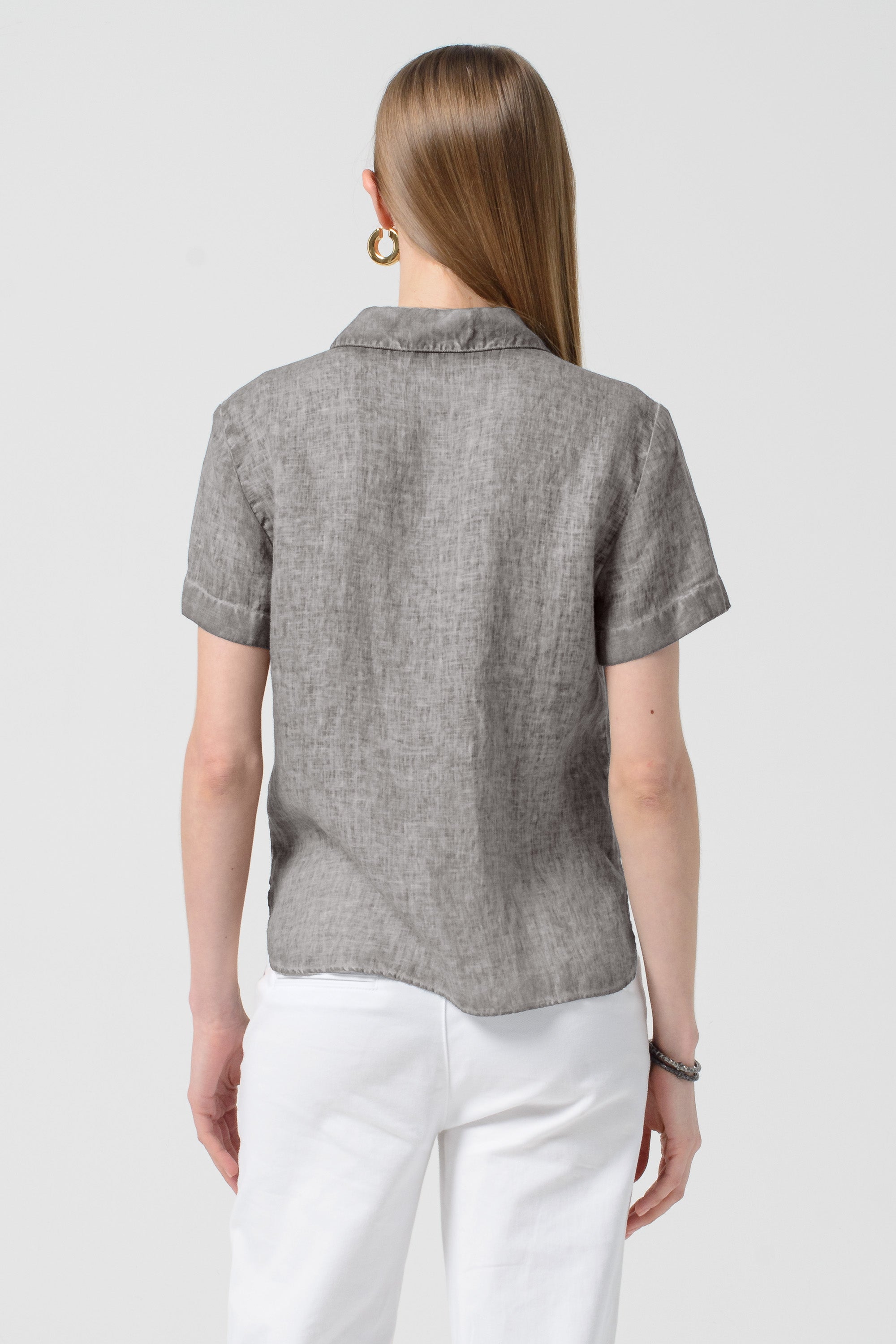 Sunray Linen Shirt - Steel