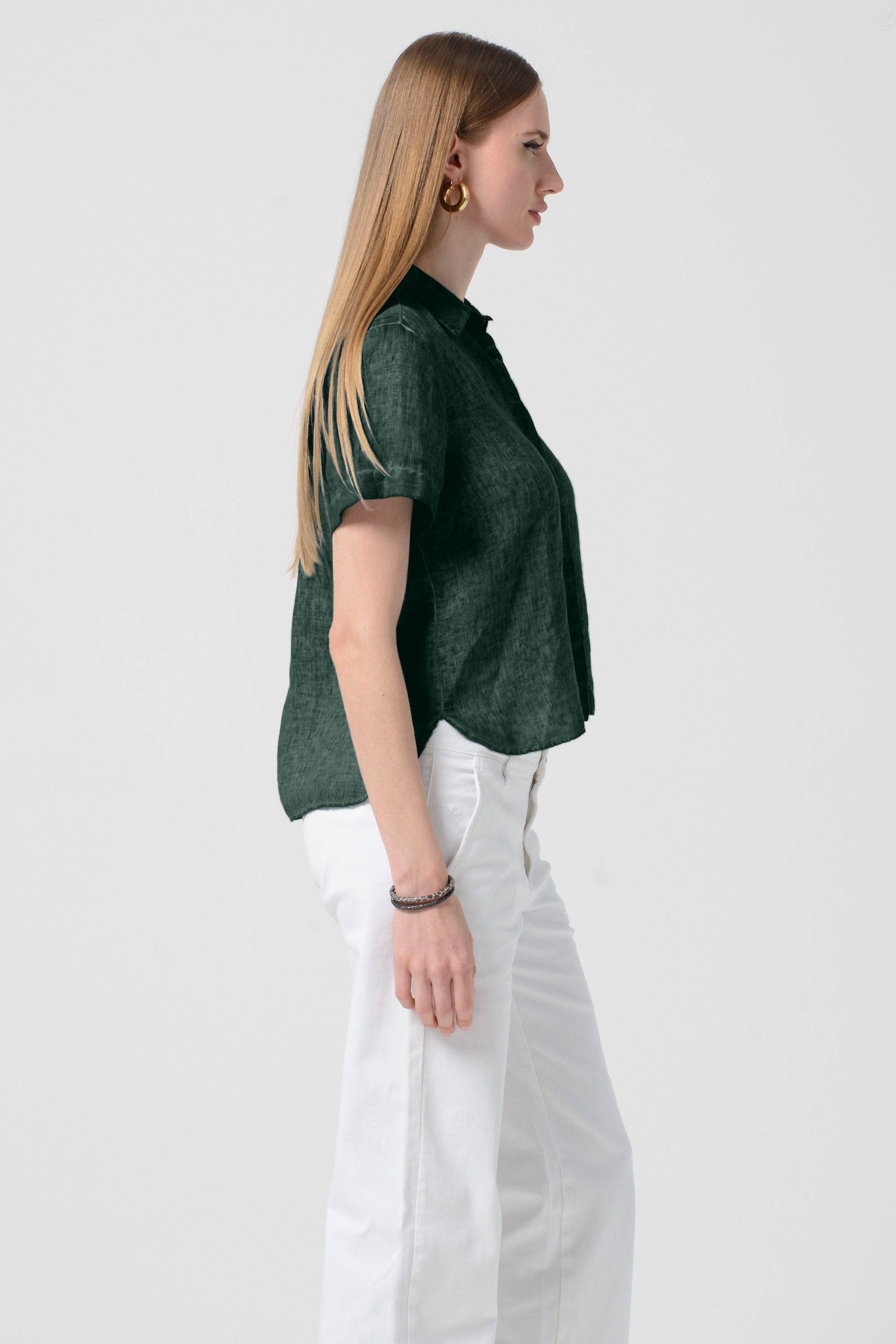 Sunray Linen Shirt - Nori