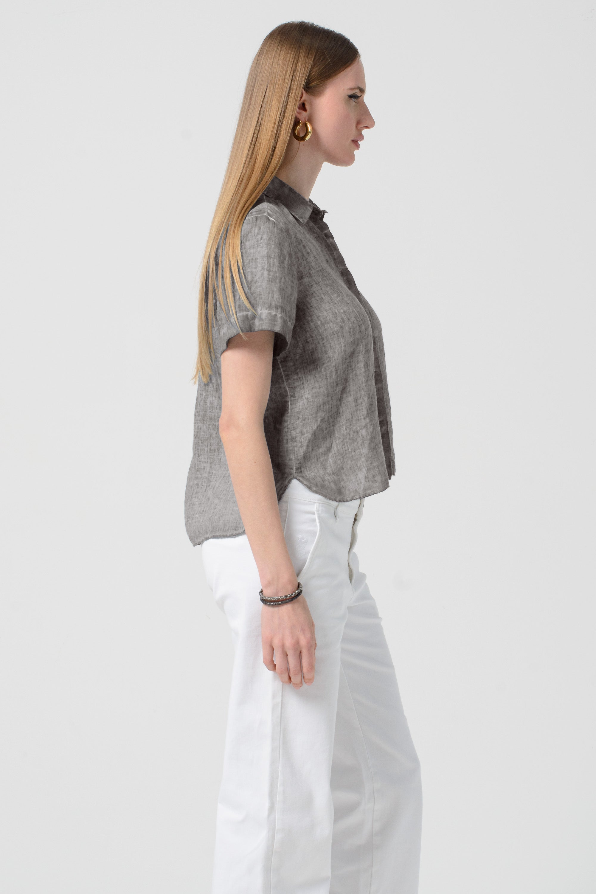 Sunray Linen Shirt - Steel