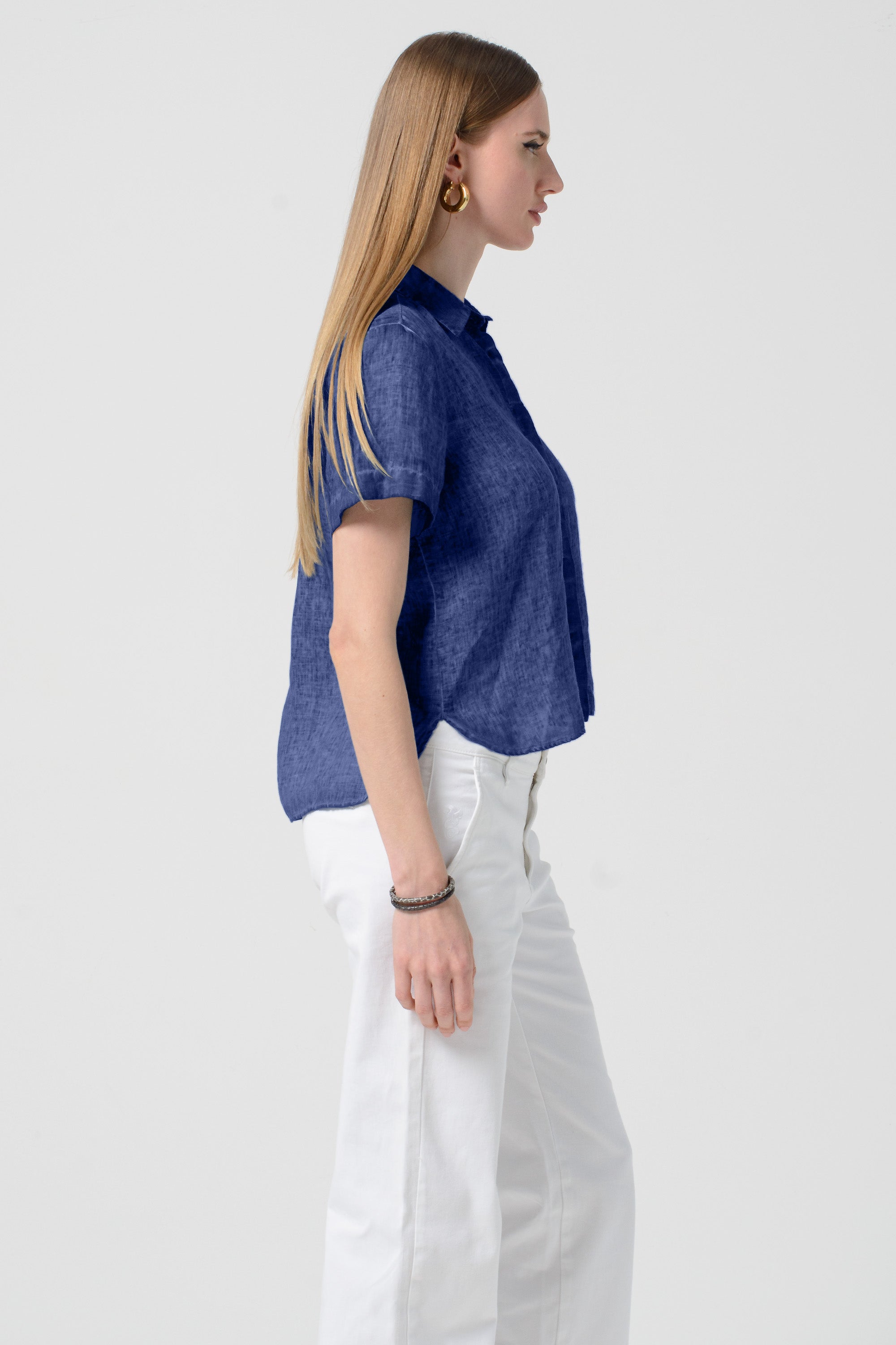 Sunray Linen Shirt - Whale