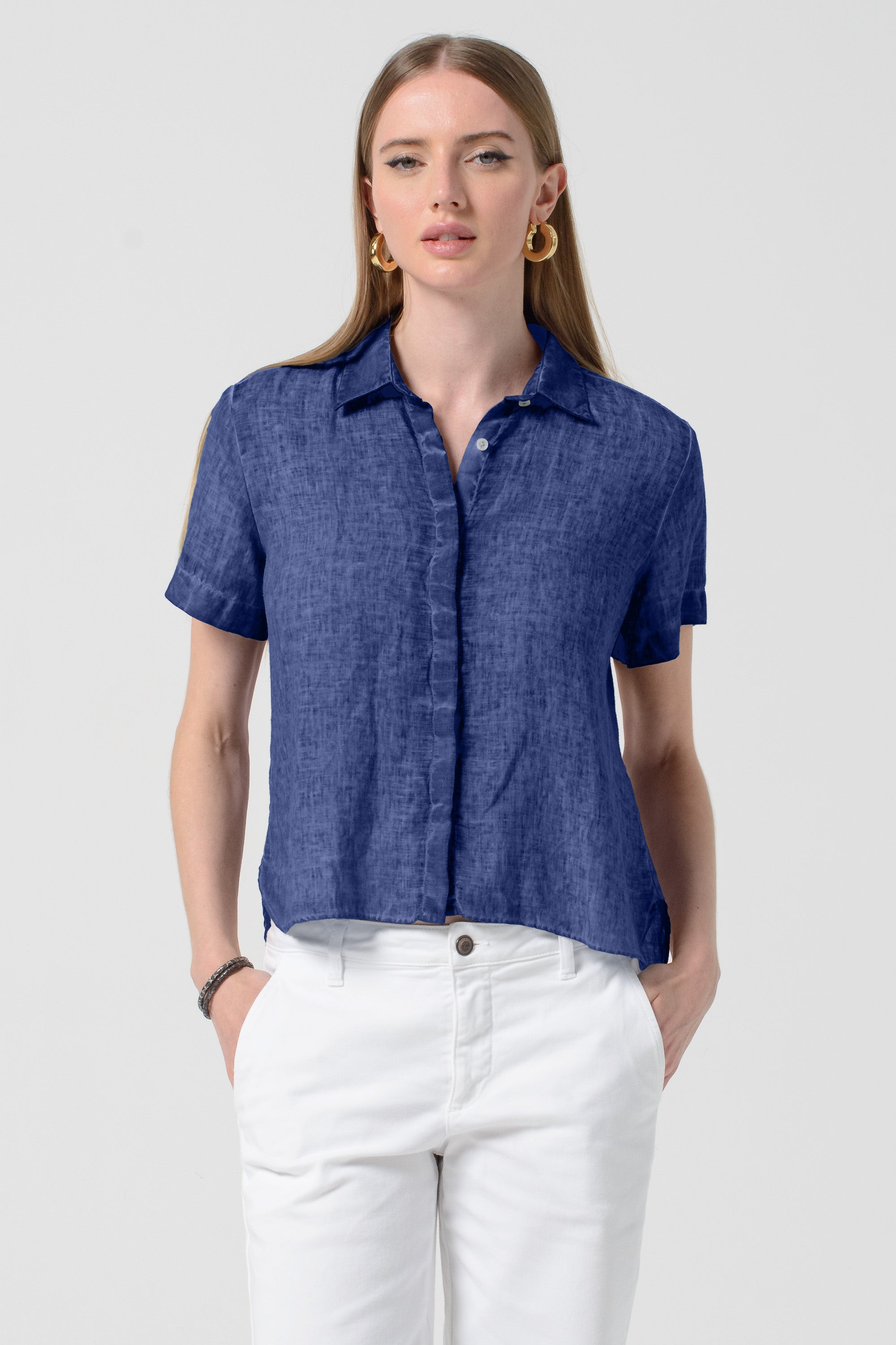 Sunray Linen Shirt - Whale
