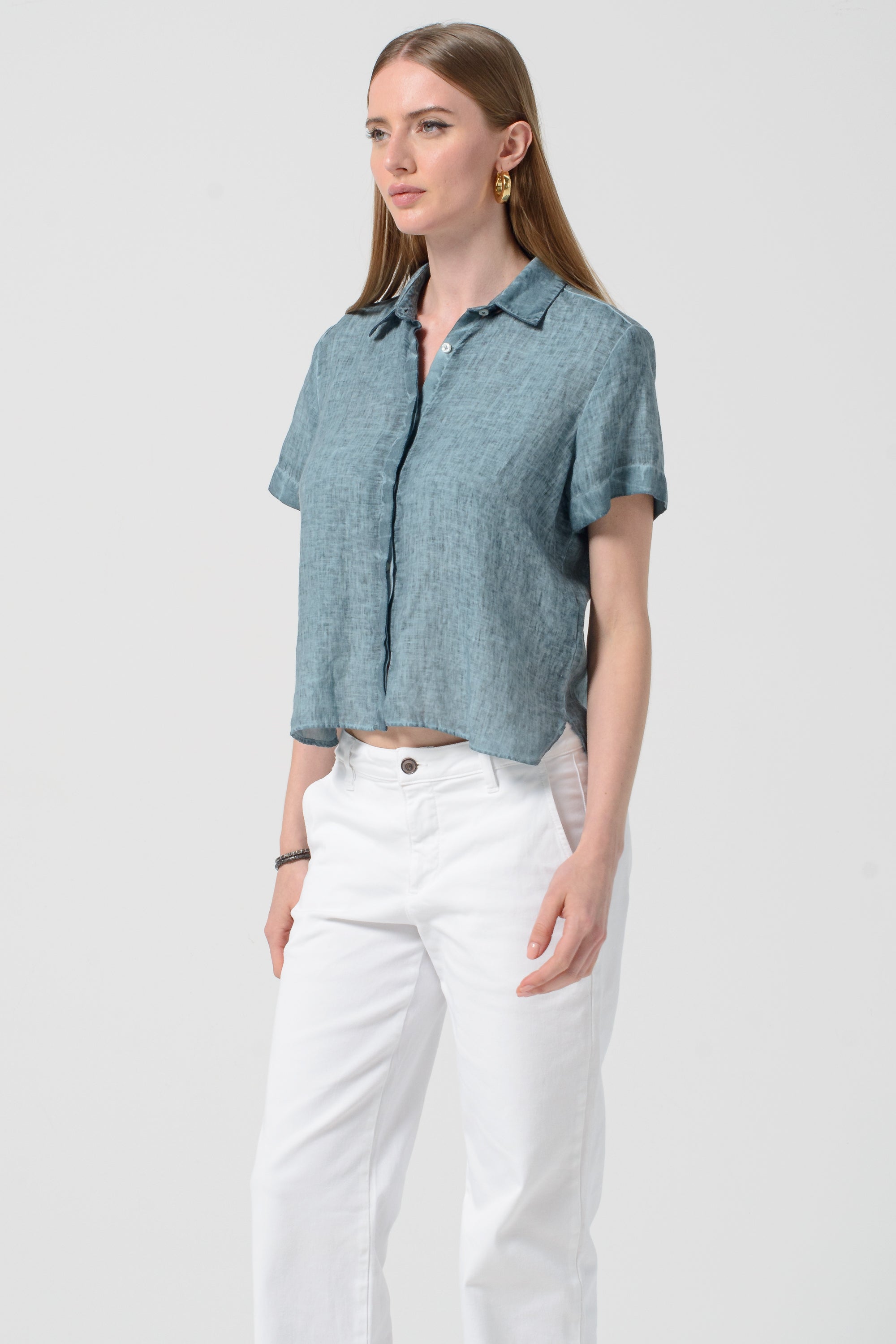 Sunray Linen Shirt - Marlin