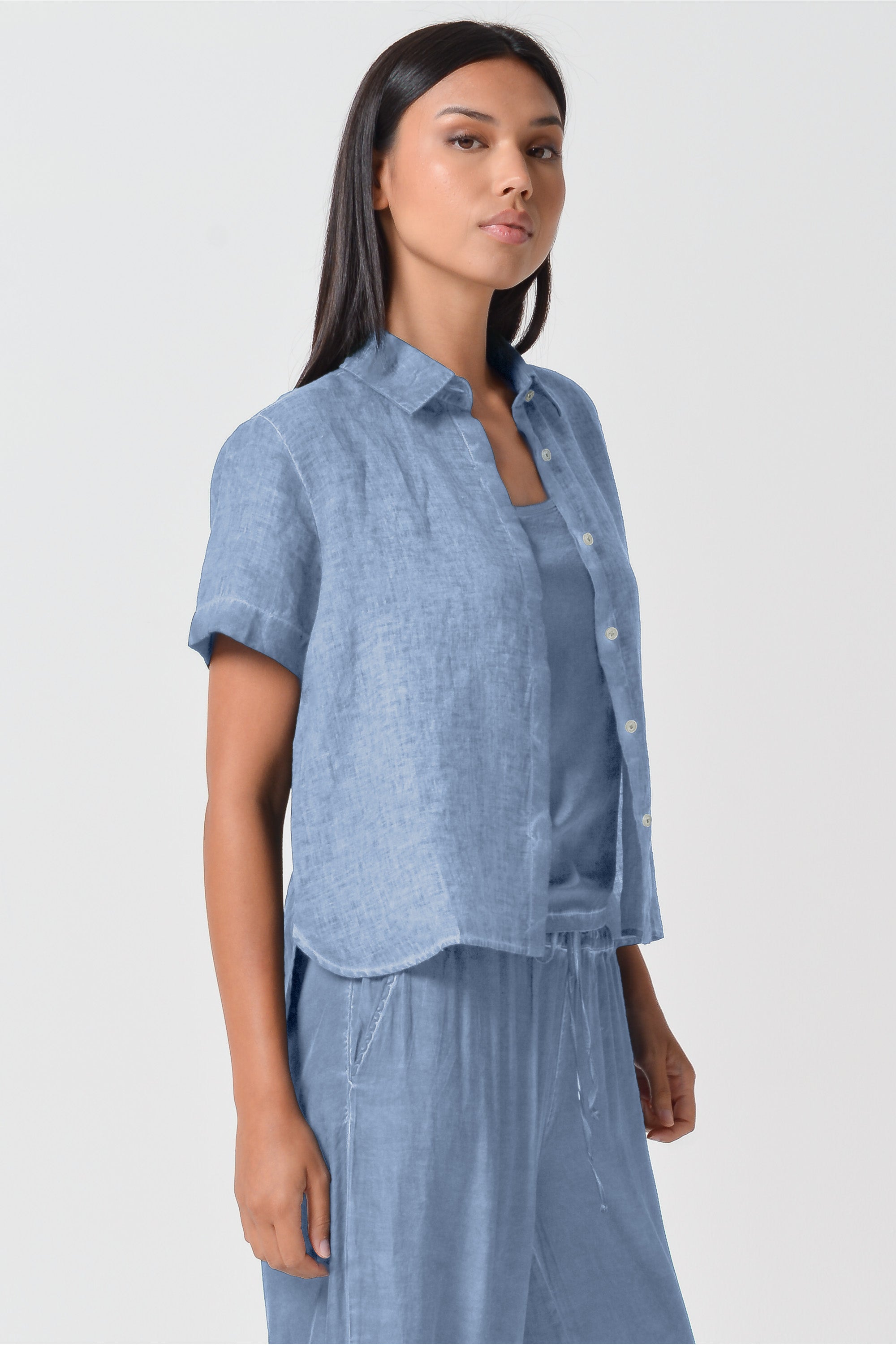 Sunray Linen Shirt - Polar