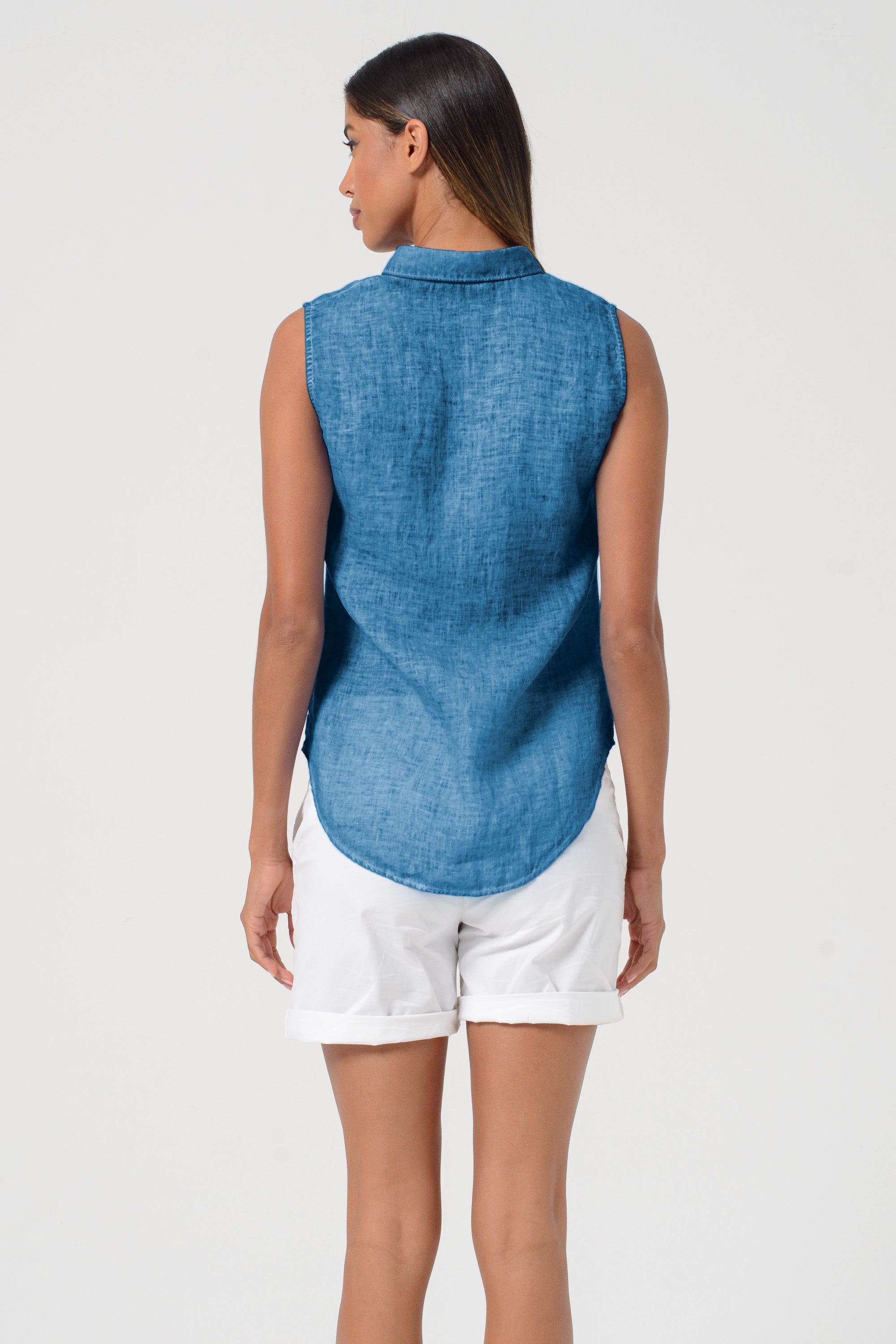 Camy Linen Blouse - Profondo