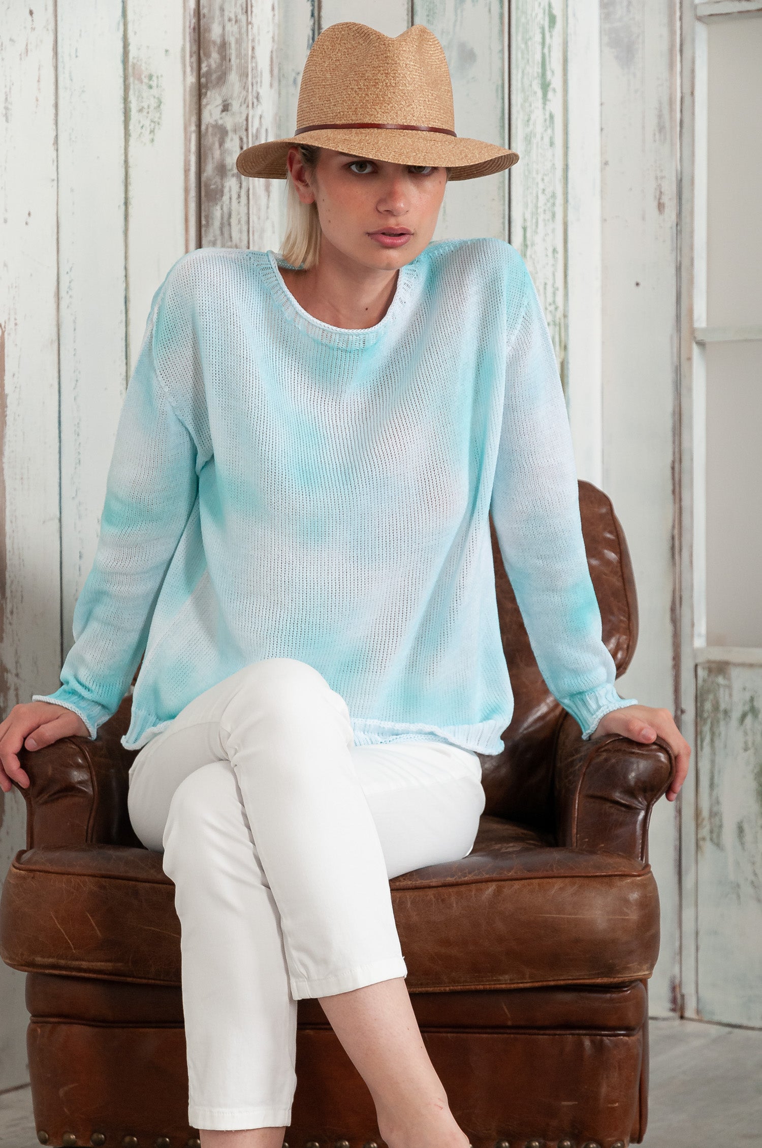 Vaze Knit in Nuvolato Art - Nimbus